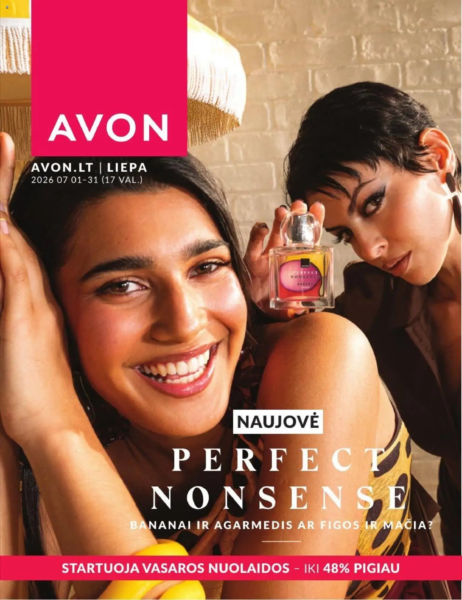 Naujas AVON katalogas galioja 2026.07.01 - 2026.07.31