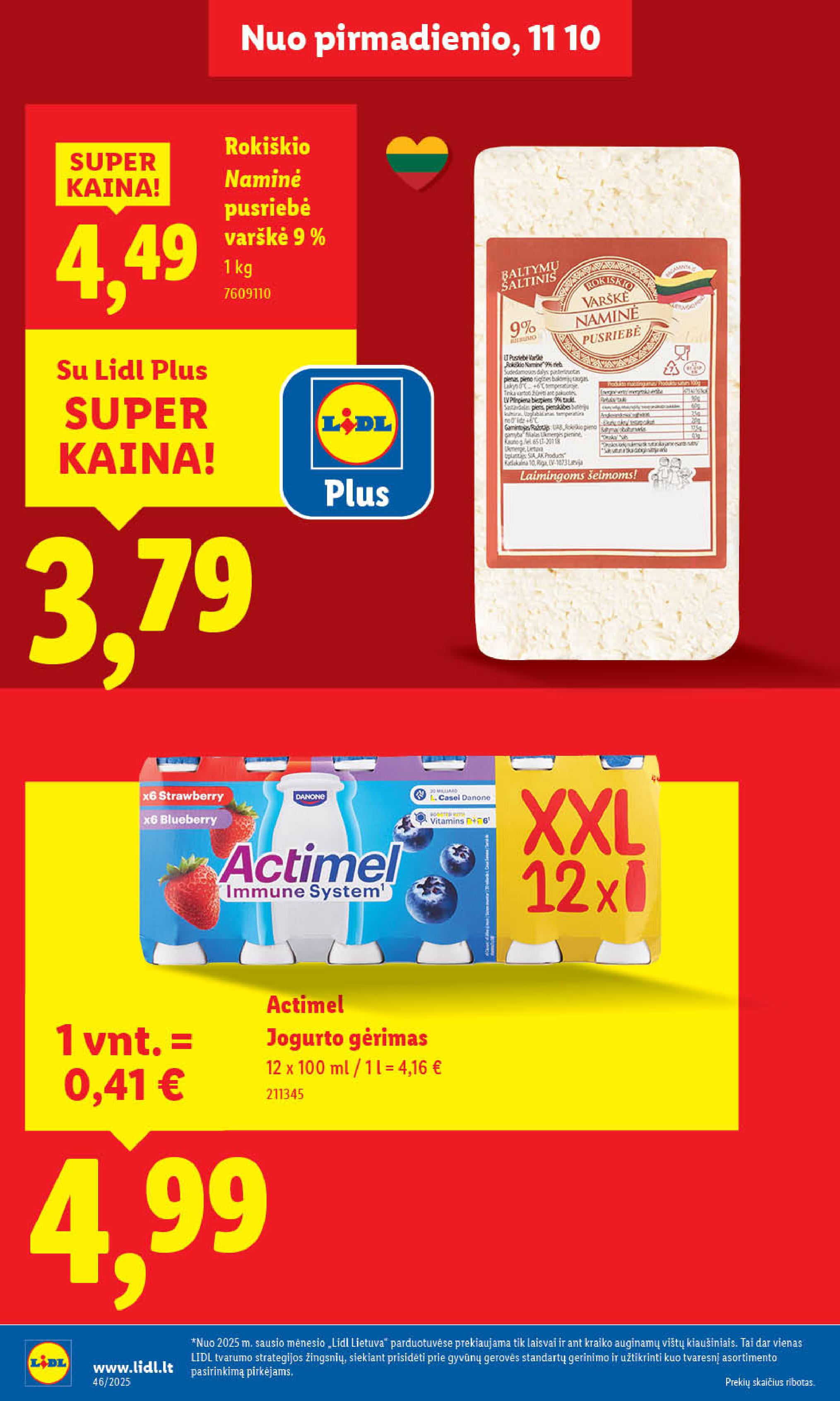 Naujausias LIDL kaininis katalogas 2025.11.10 - 2025.11.16