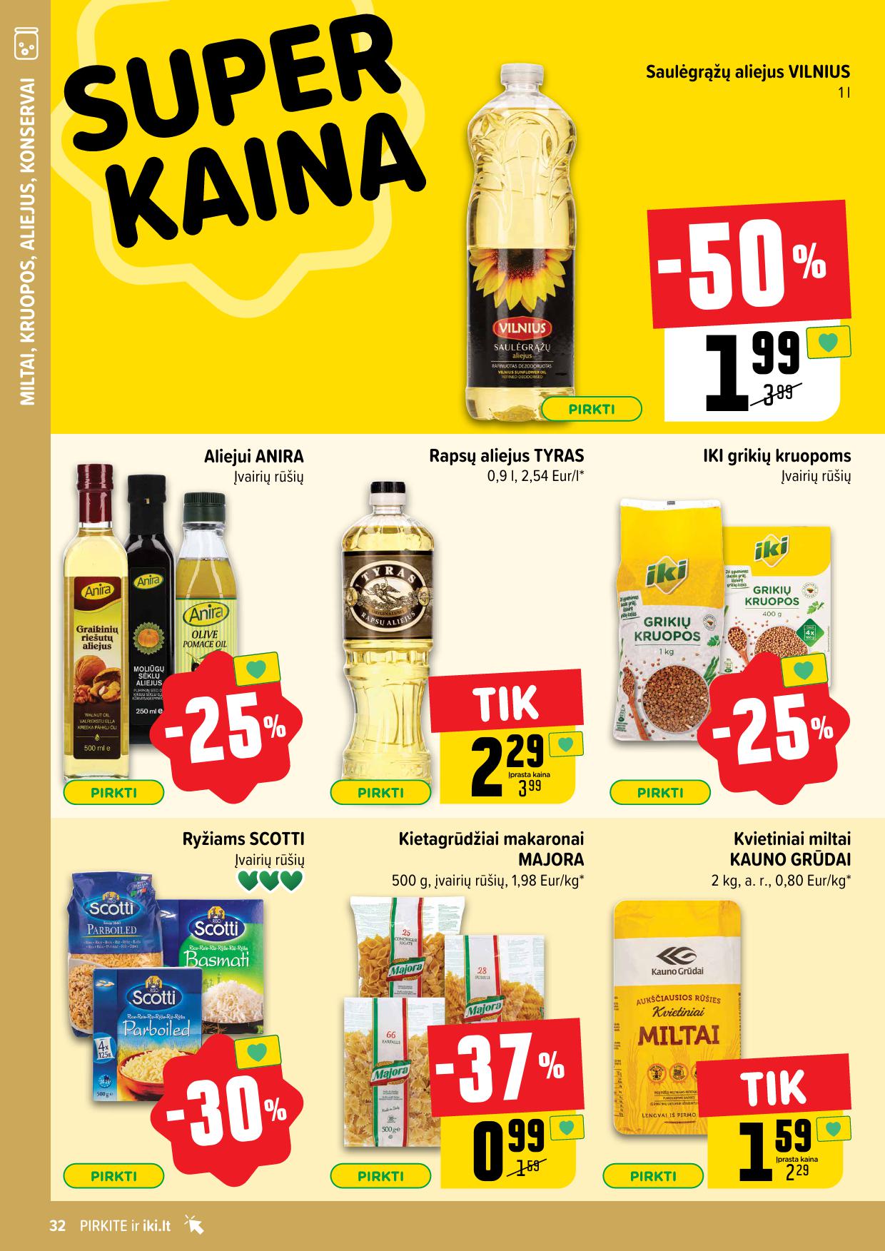 Naujausias IKI kaininis katalogas 2025.04.21 - 2025.04.27