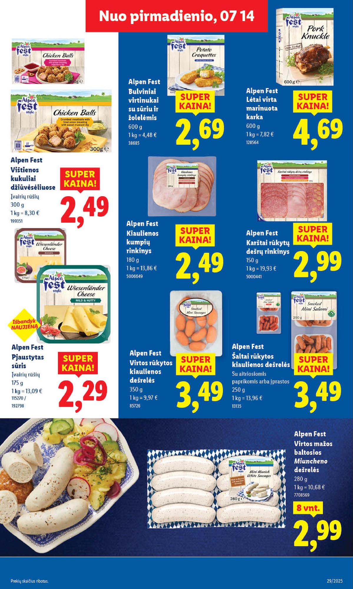 Naujausias LIDL kaininis katalogas 2025.07.14 - 2025.07.20