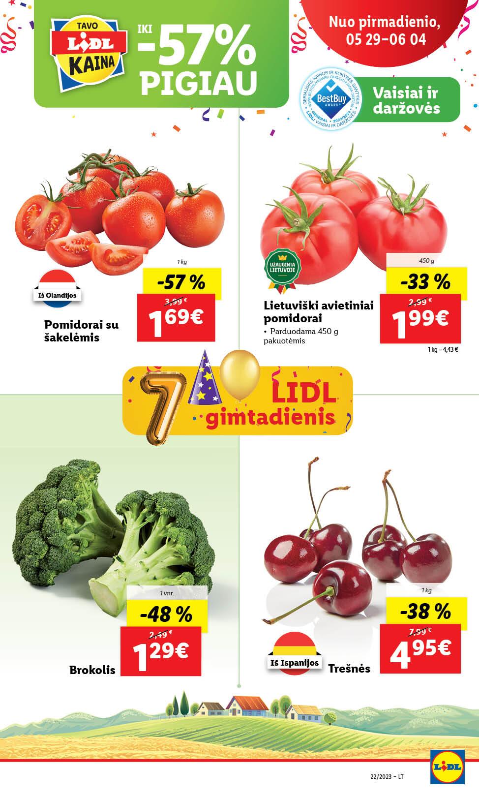 Naujausias LIDL kaininis katalogas 2023.05.29 - 2023.06.04