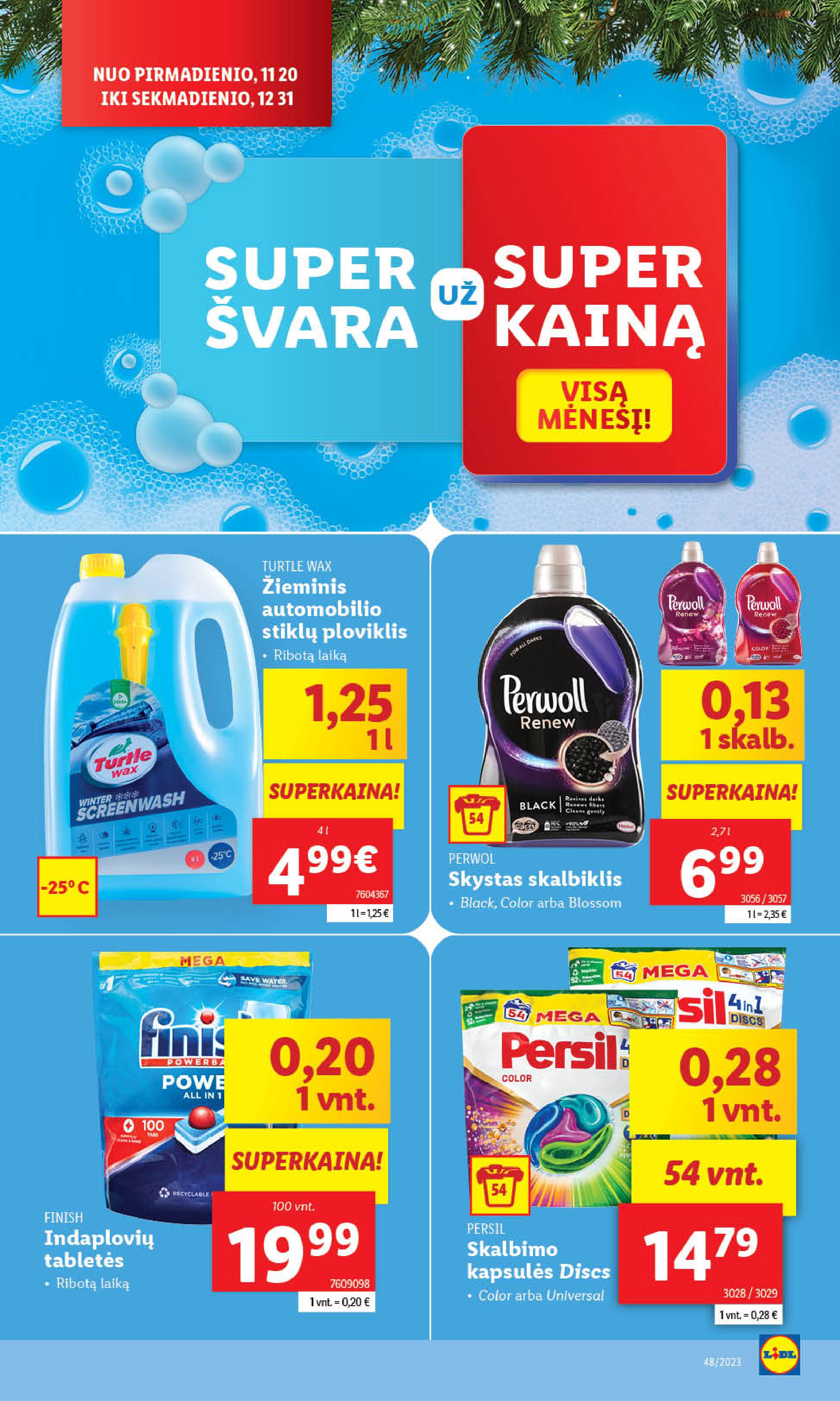 Naujausias LIDL kaininis katalogas 2023.11.27 - 2023.12.03