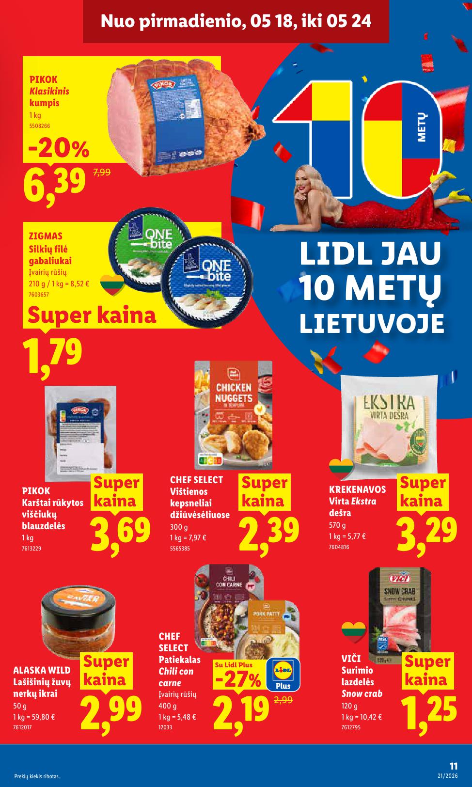Naujausias LIDL kaininis katalogas 2026.05.18 - 2026.05.24