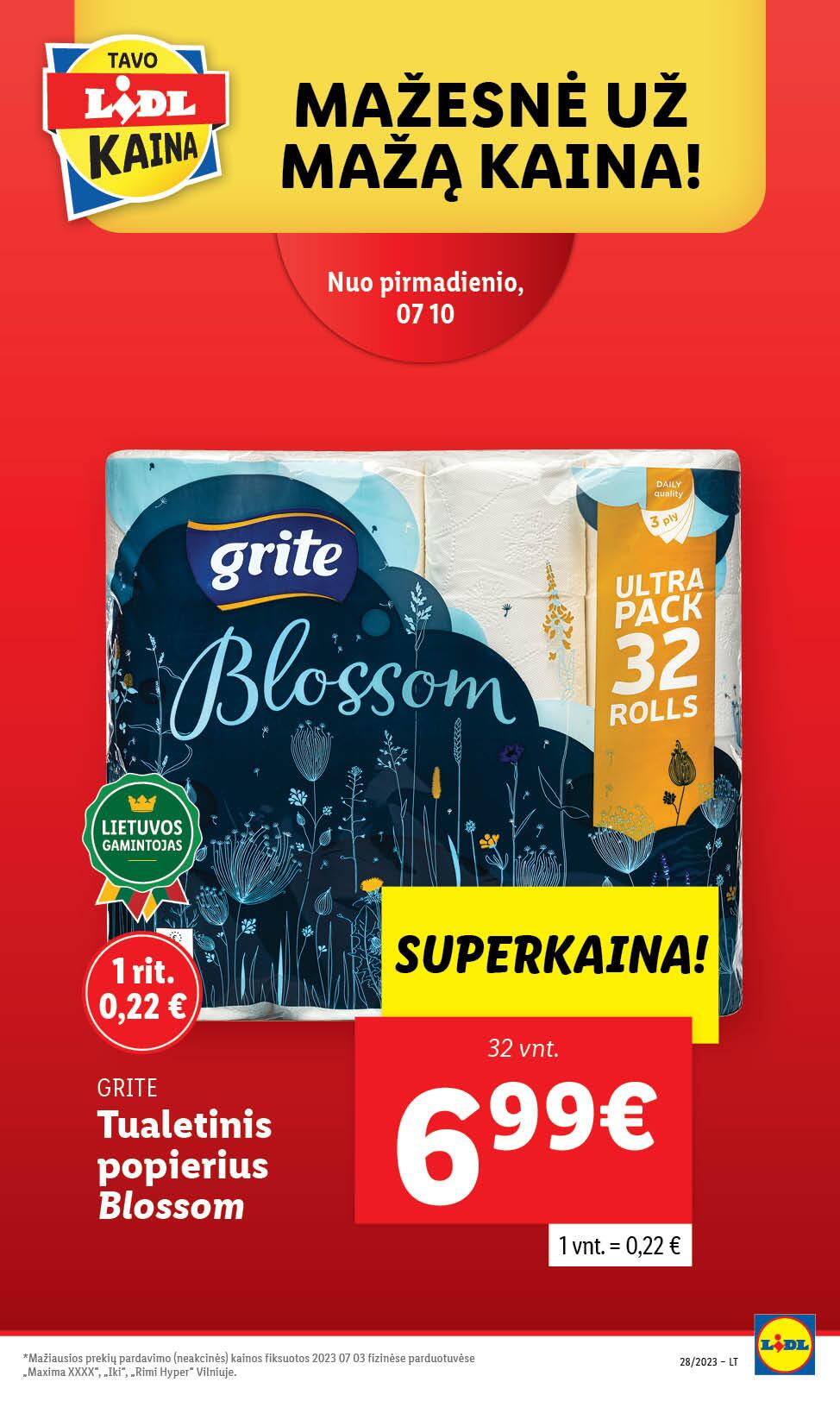 Naujausias LIDL kaininis katalogas 2023.07.10 - 2023.07.16