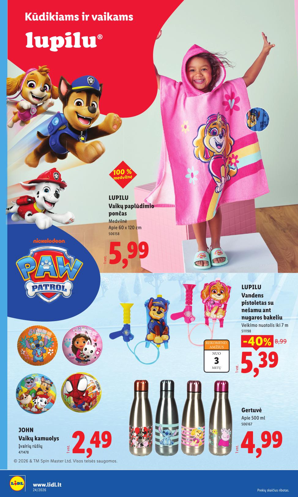 LIDL ne maisto prekių leidinys 2026.06.08 - 2026.06.14