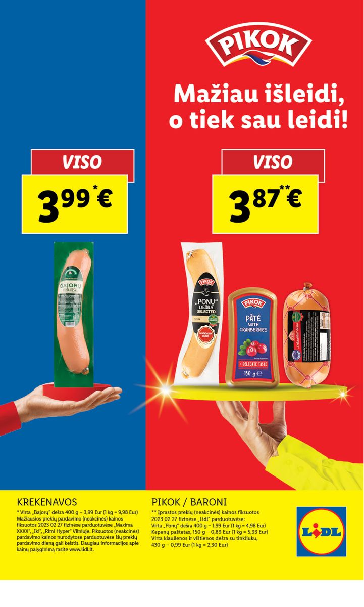 Naujausias LIDL kaininis katalogas 2023.03.06 - 2023.03.12
