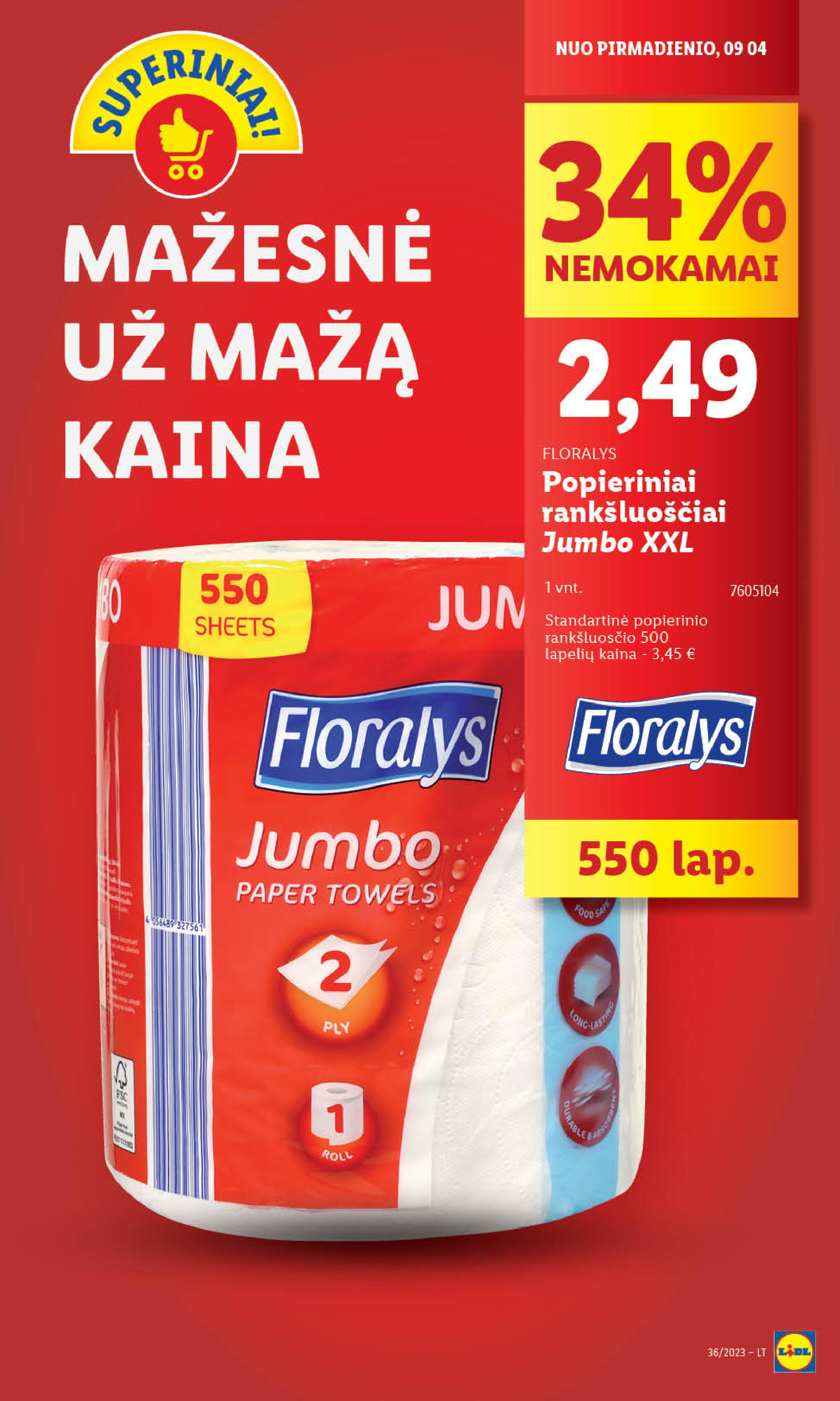Naujausias LIDL kaininis katalogas 2023.09.04 - 2023.09.10