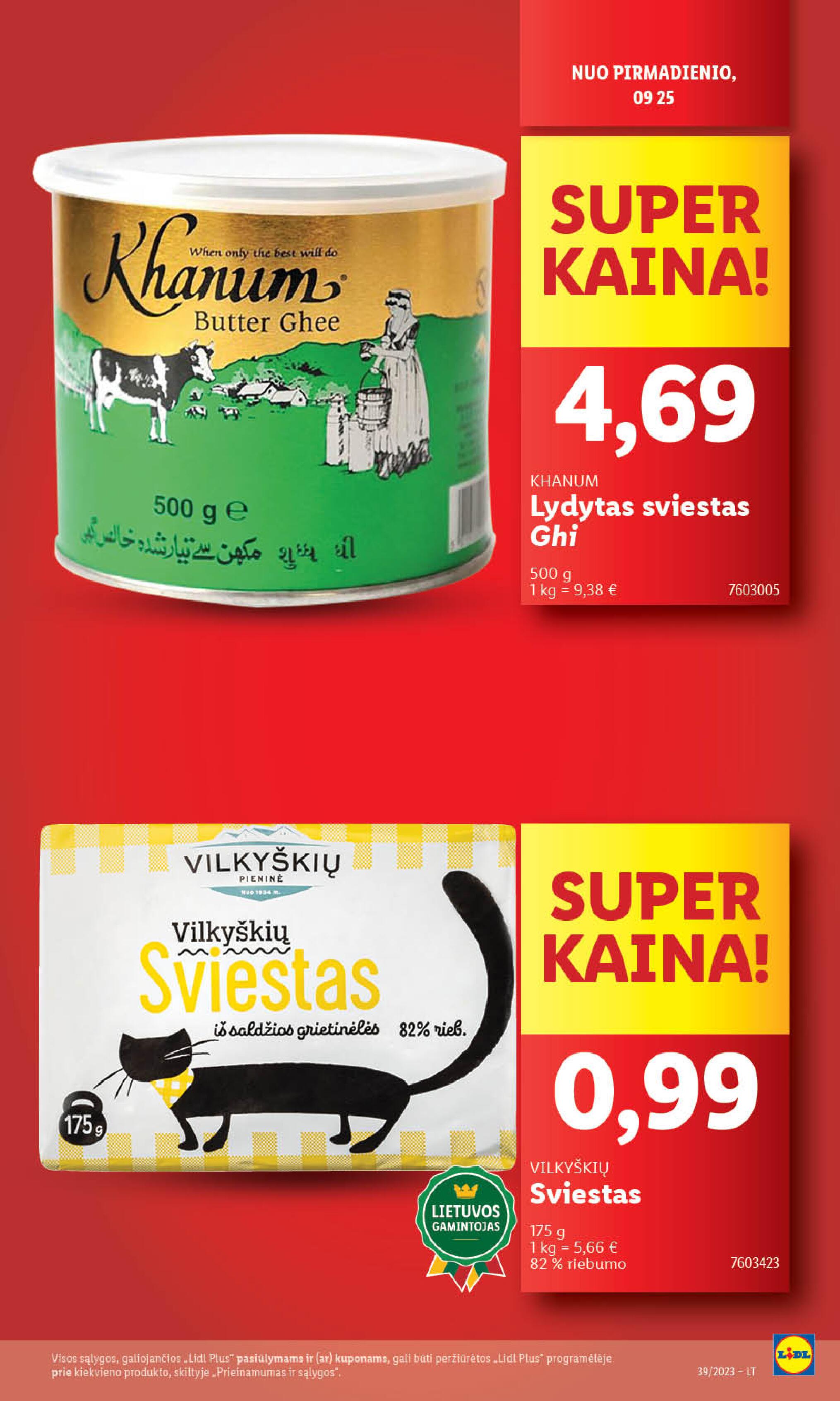 Naujausias LIDL kaininis katalogas 2023.09.25 - 2023.10.01