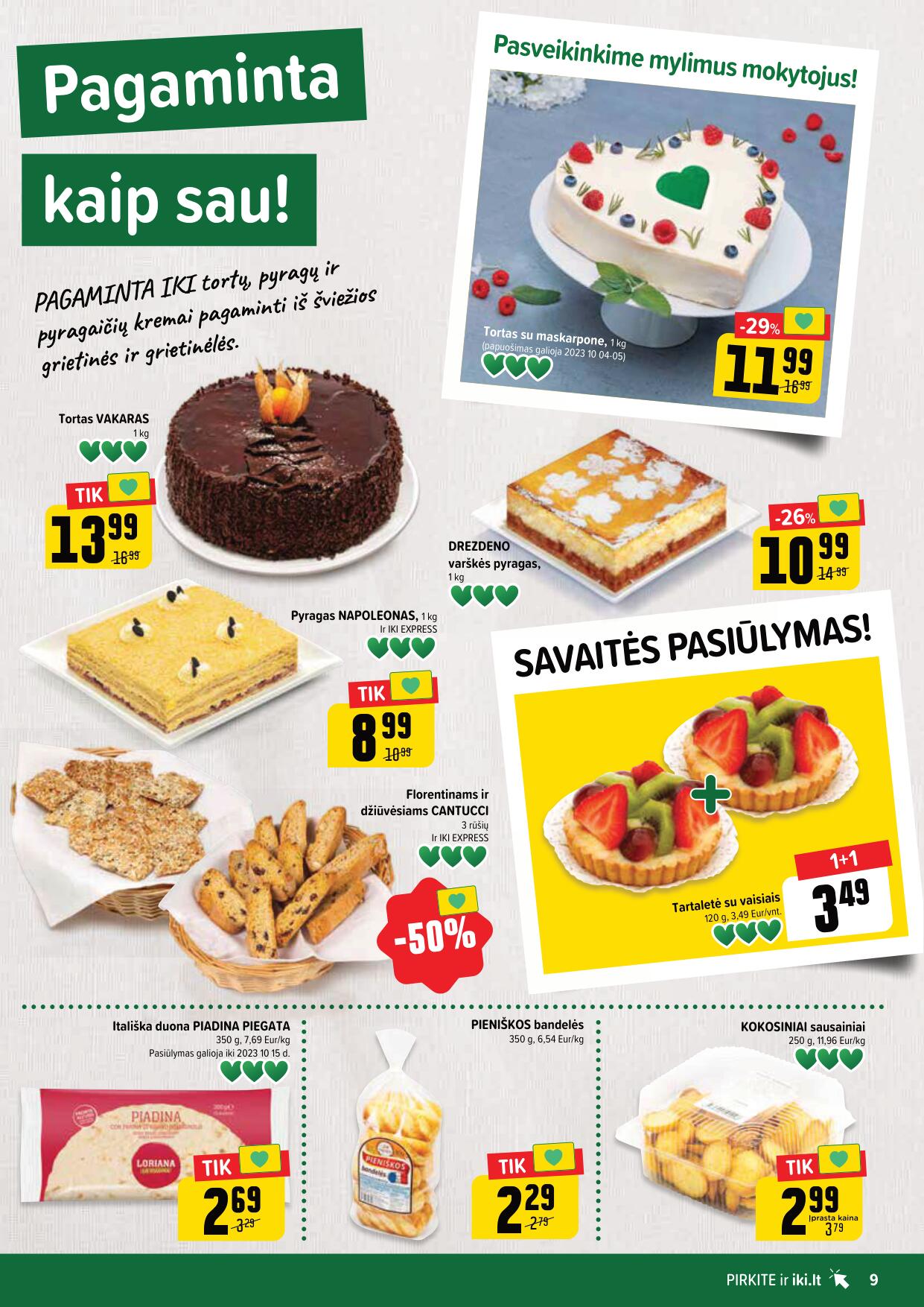 Naujausias IKI kaininis katalogas 2023.10.02 - 2023.10.08