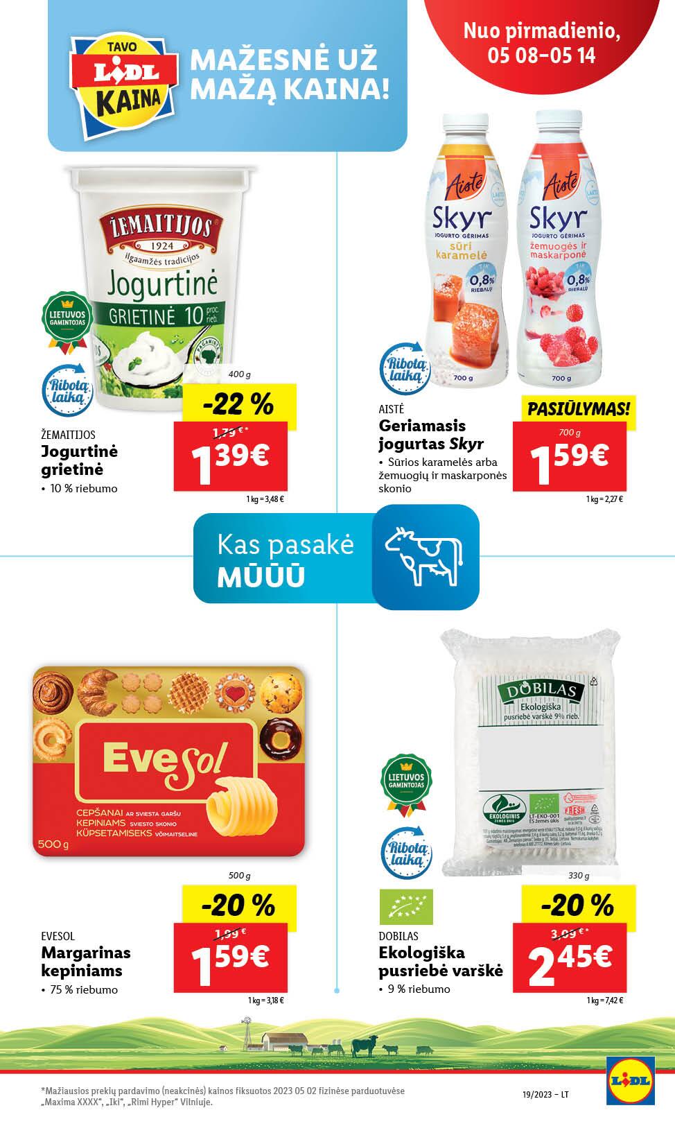 Naujausias LIDL kaininis katalogas 2023.05.08 - 2023.05.14