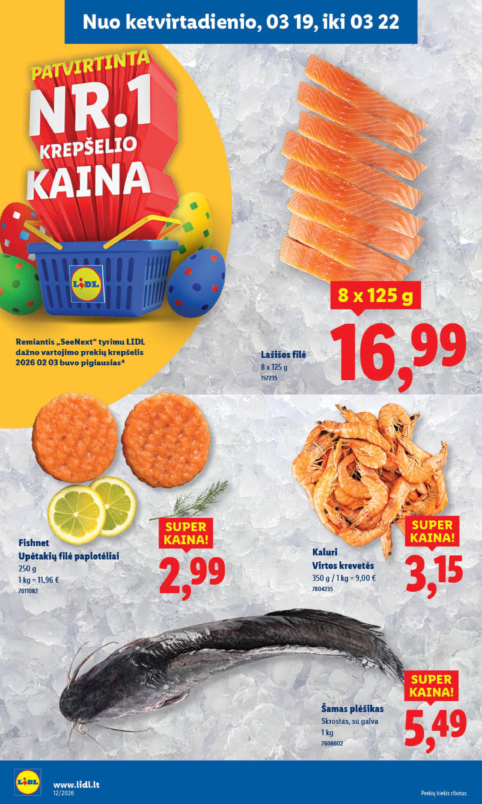 Naujausias LIDL kaininis katalogas 2026.03.16 - 2026.03.22