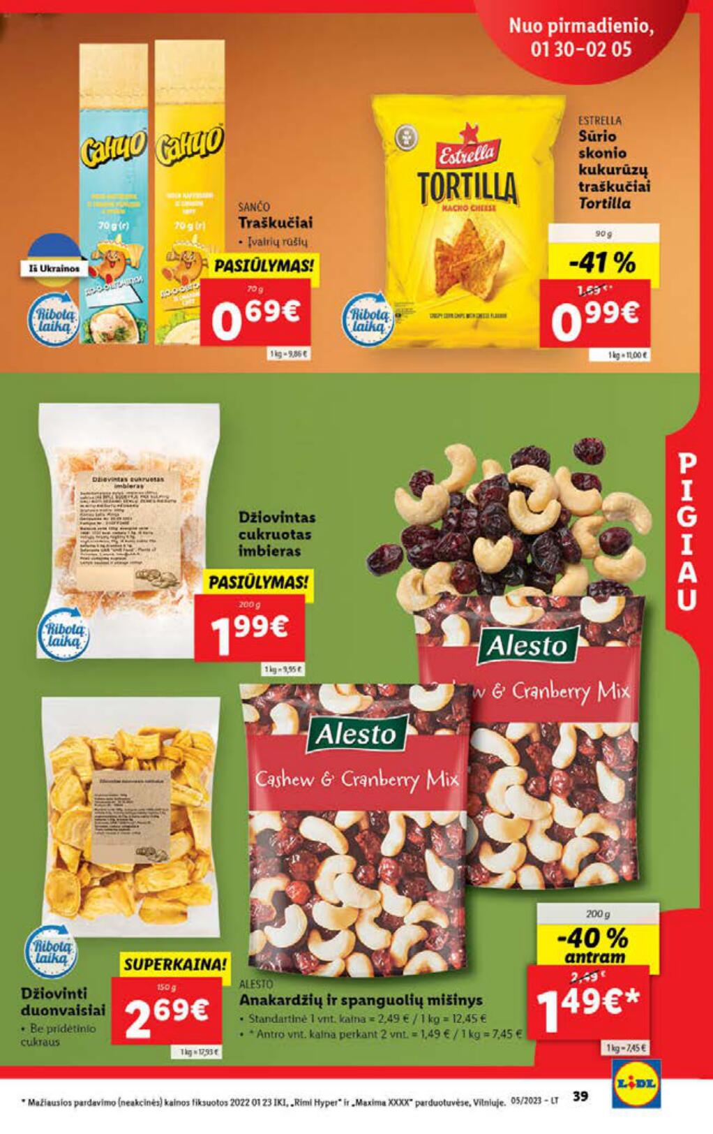 Naujausias LIDL kaininis katalogas 2023.01.30 - 2023.02.05