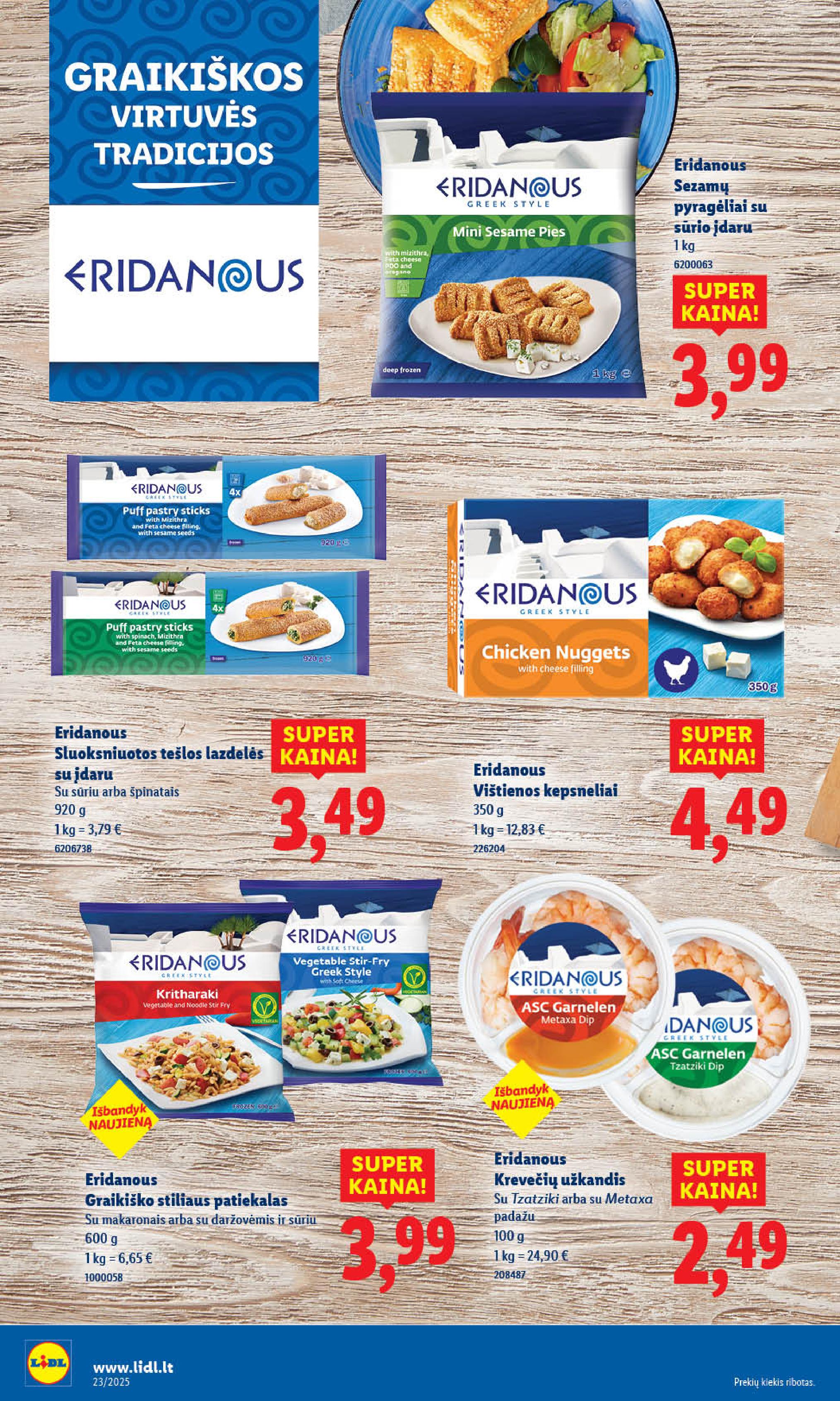 Naujausias LIDL kaininis katalogas 2025.06.02 - 2025.06.08