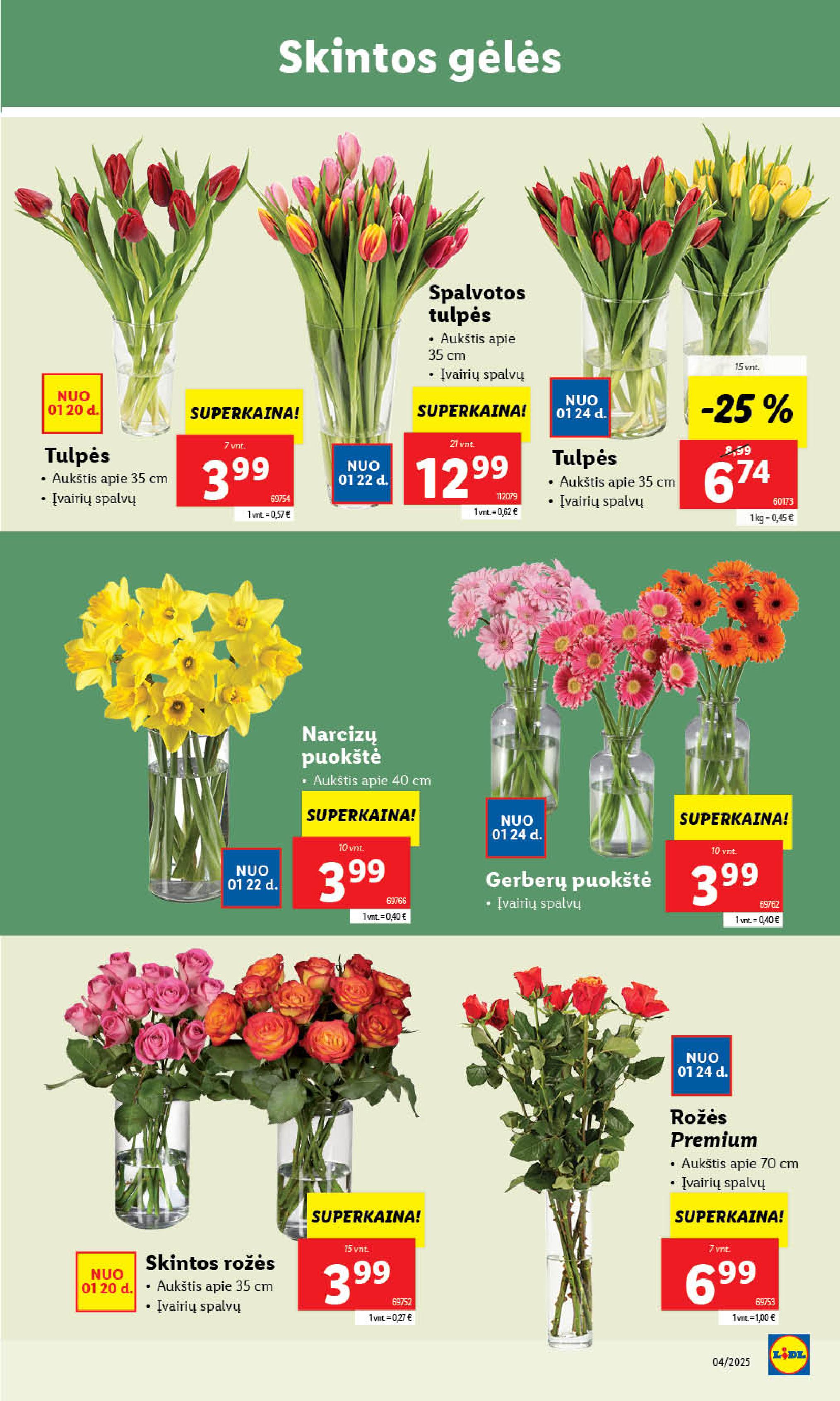 Naujausias LIDL kaininis katalogas 2025.01.20 - 2025.01.26