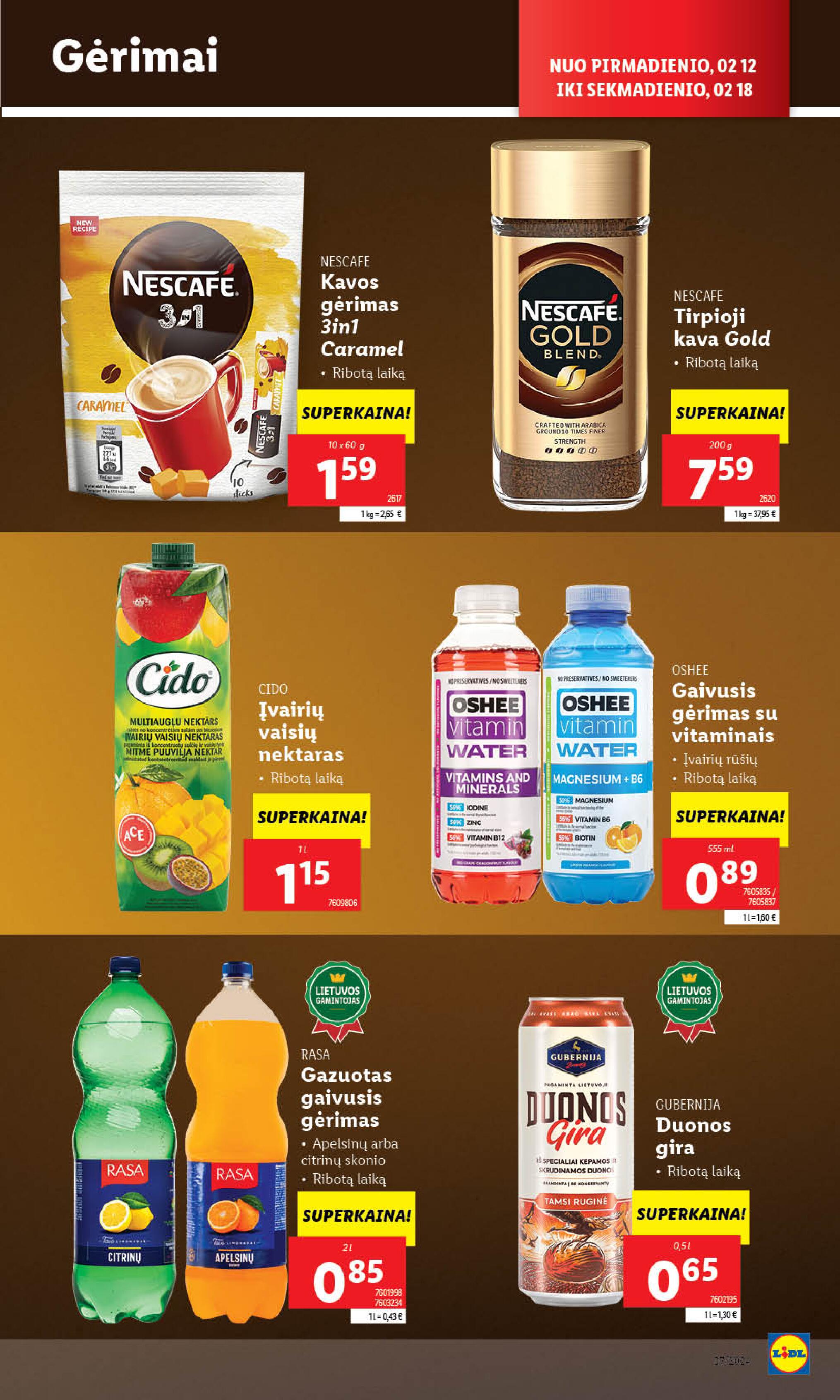 Naujausias LIDL kaininis katalogas 2024.02.12 - 2024.02.18