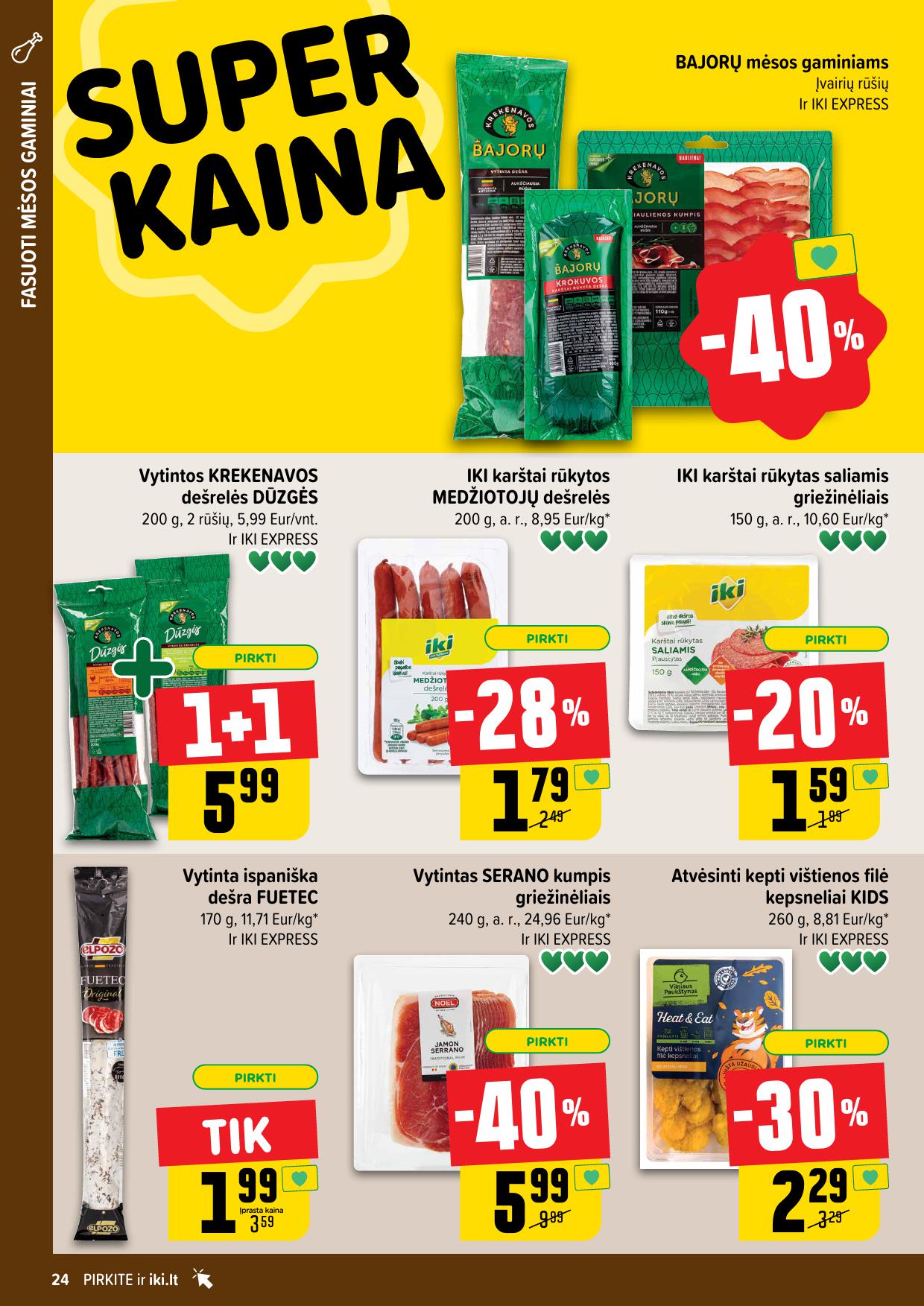 Naujausias IKI kaininis katalogas 2025.01.27 - 2025.02.02