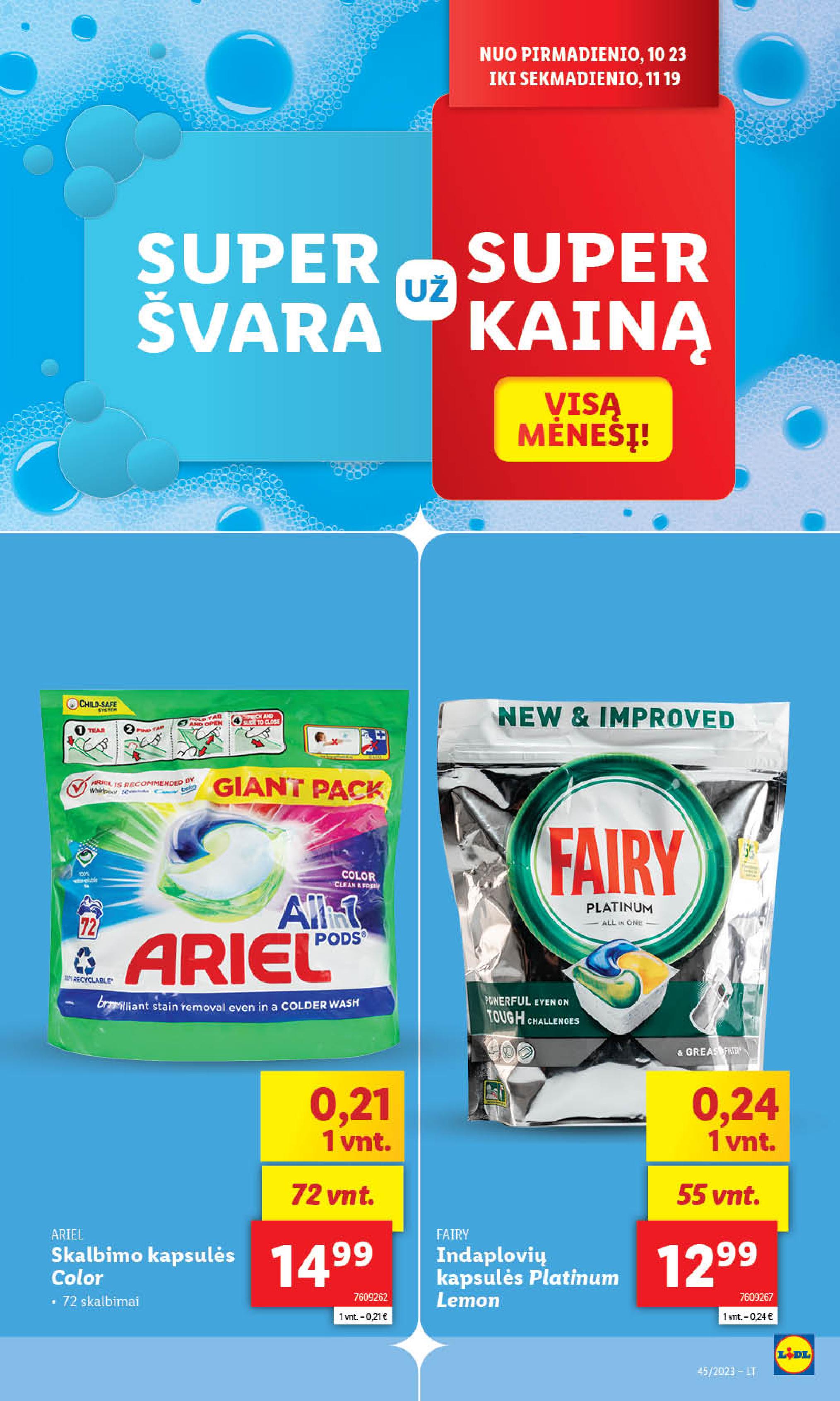 Naujausias LIDL kaininis katalogas 2023.11.06 - 2023.11.12