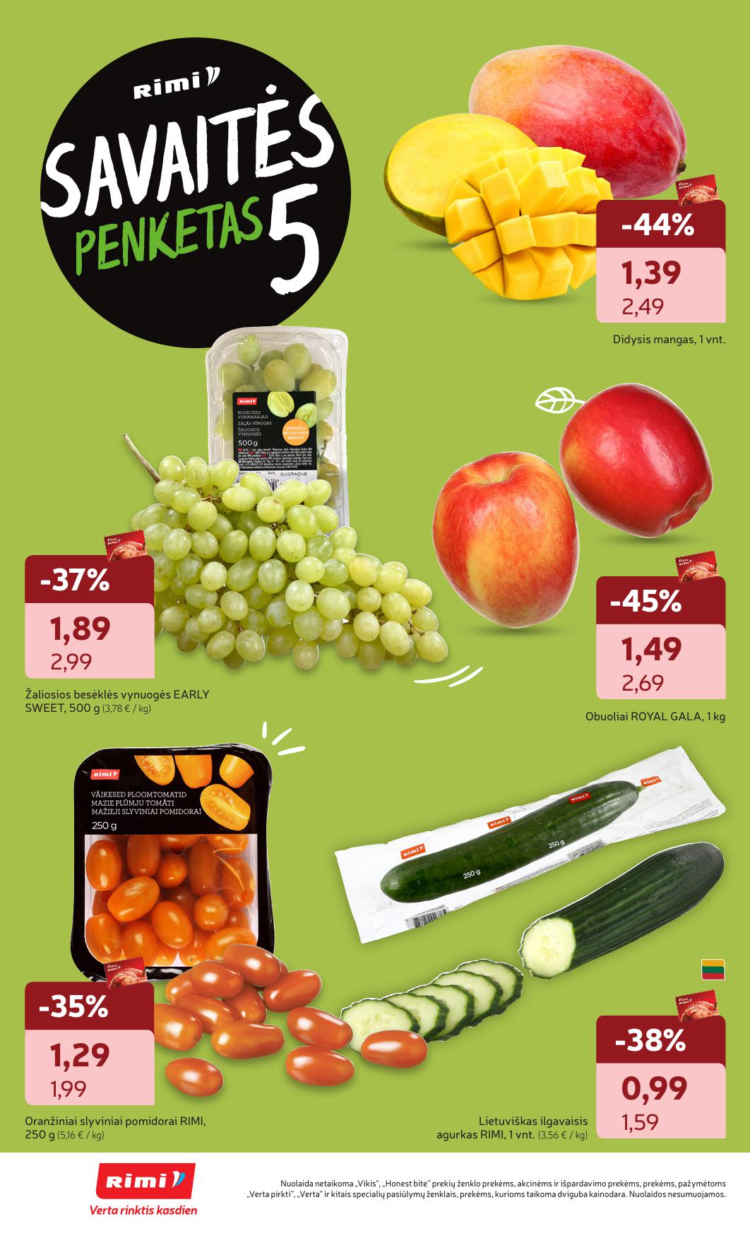 Naujausias RIMI kaininis katalogas 2026.01.27 - 2026.02.02