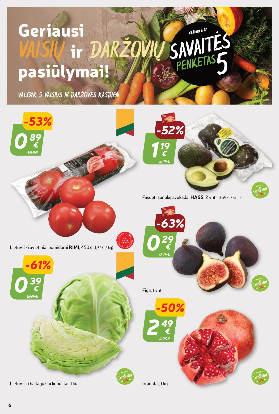 Naujausias RIMI kaininis katalogas 2023.09.26 - 2023.10.02