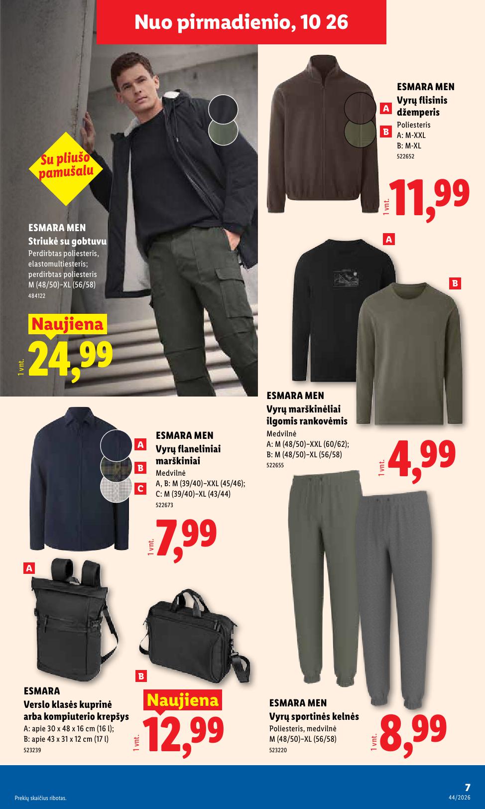 LIDL ne maisto prekių leidinys 2026.10.26 - 2026.11.01