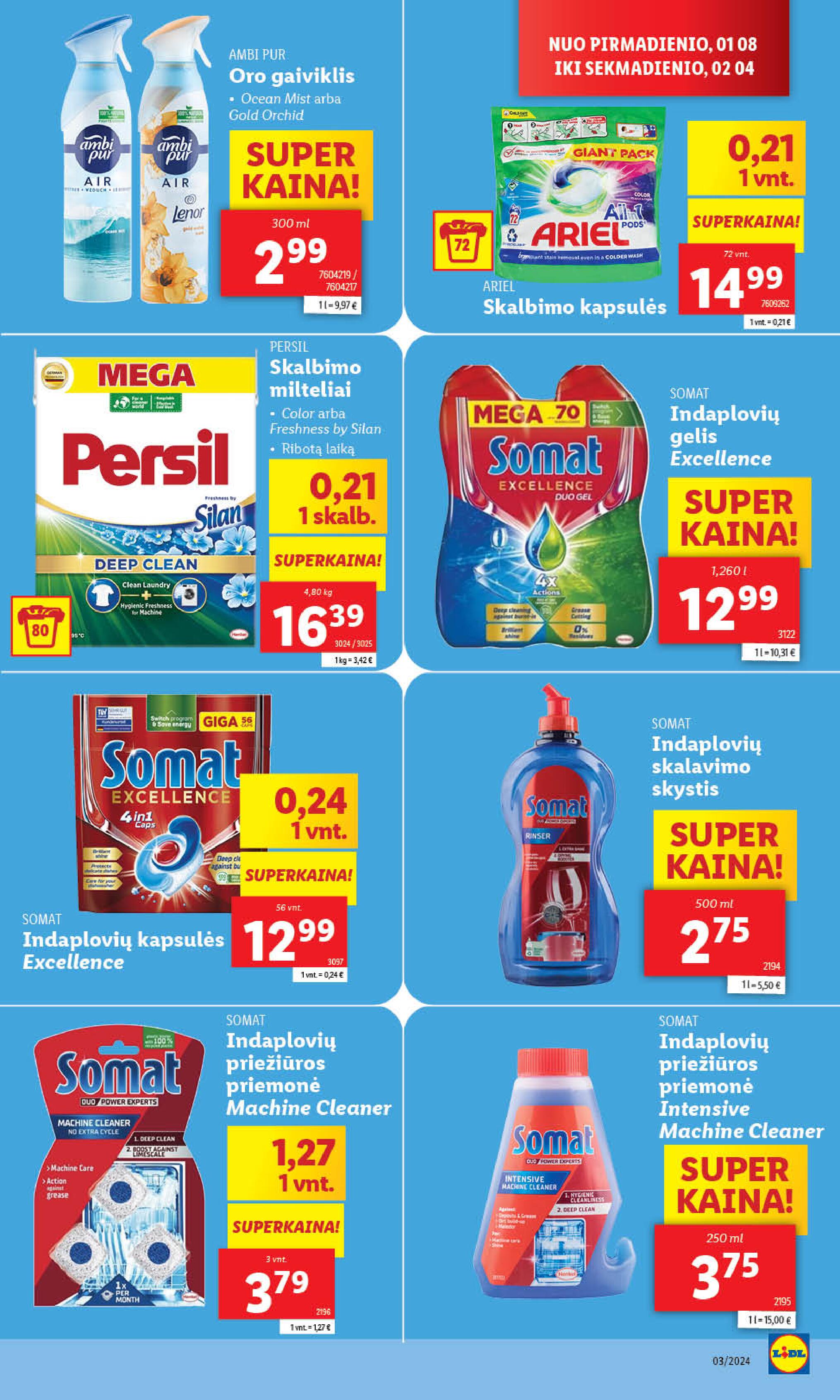 Naujausias LIDL kaininis katalogas 2024.01.15 - 2024.01.21