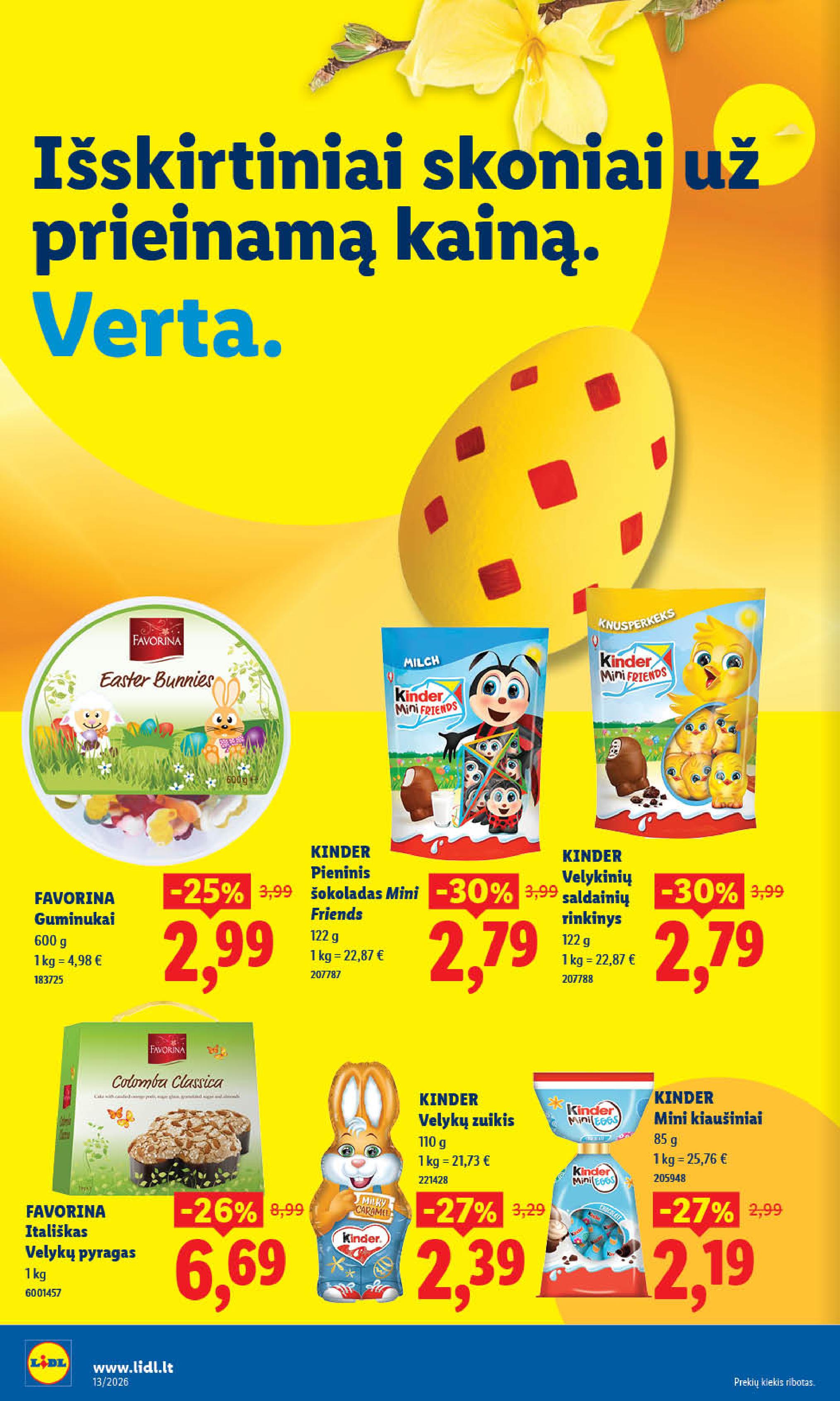 Naujausias LIDL kaininis katalogas 2026.03.23 - 2026.03.29