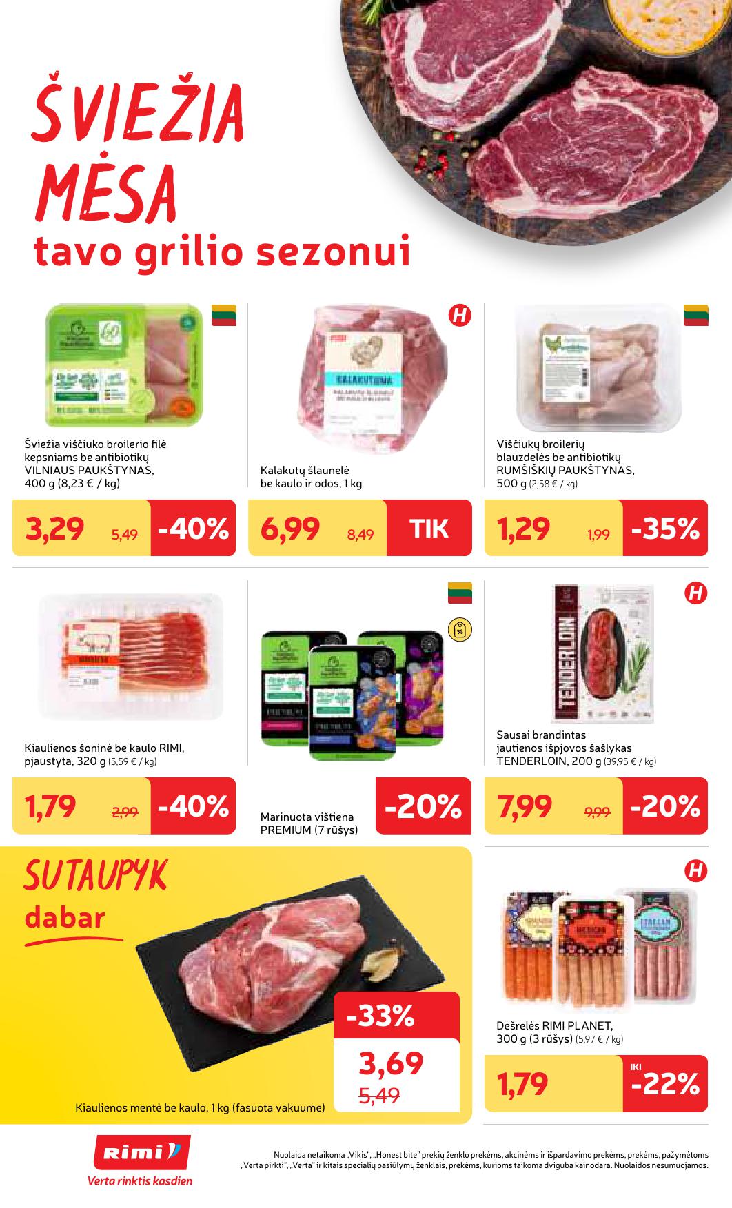 Naujausias RIMI kaininis katalogas 2025.06.24 - 2025.06.30
