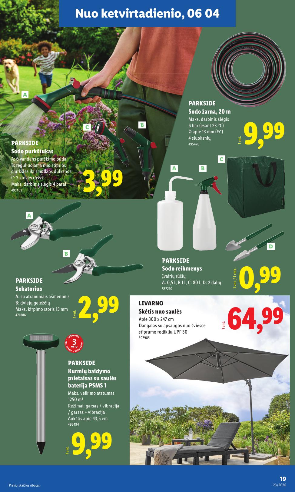 LIDL ne maisto prekių leidinys 2026.06.01 - 2026.06.07