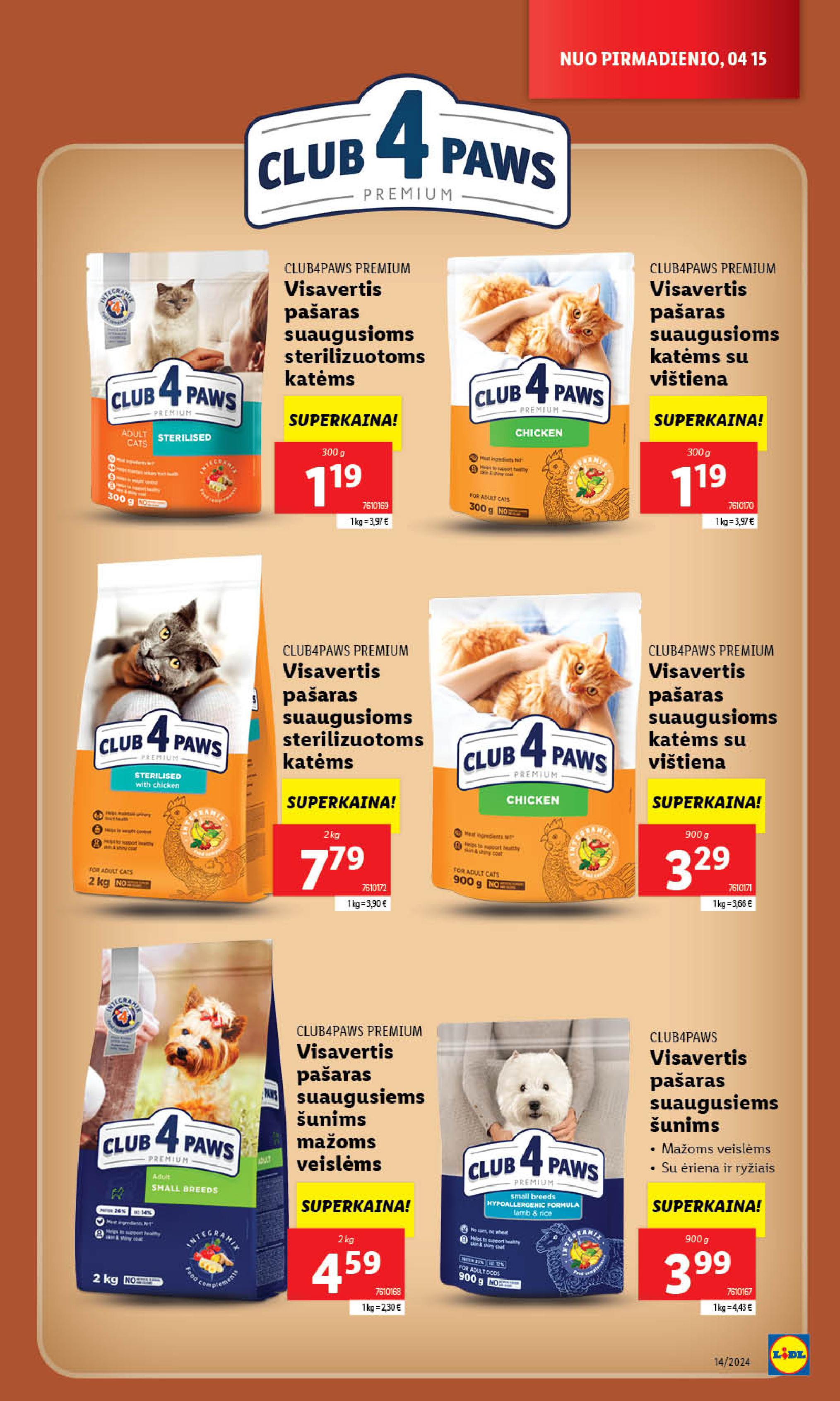 Naujausias LIDL kaininis katalogas 2024.04.15 - 2024.04.21
