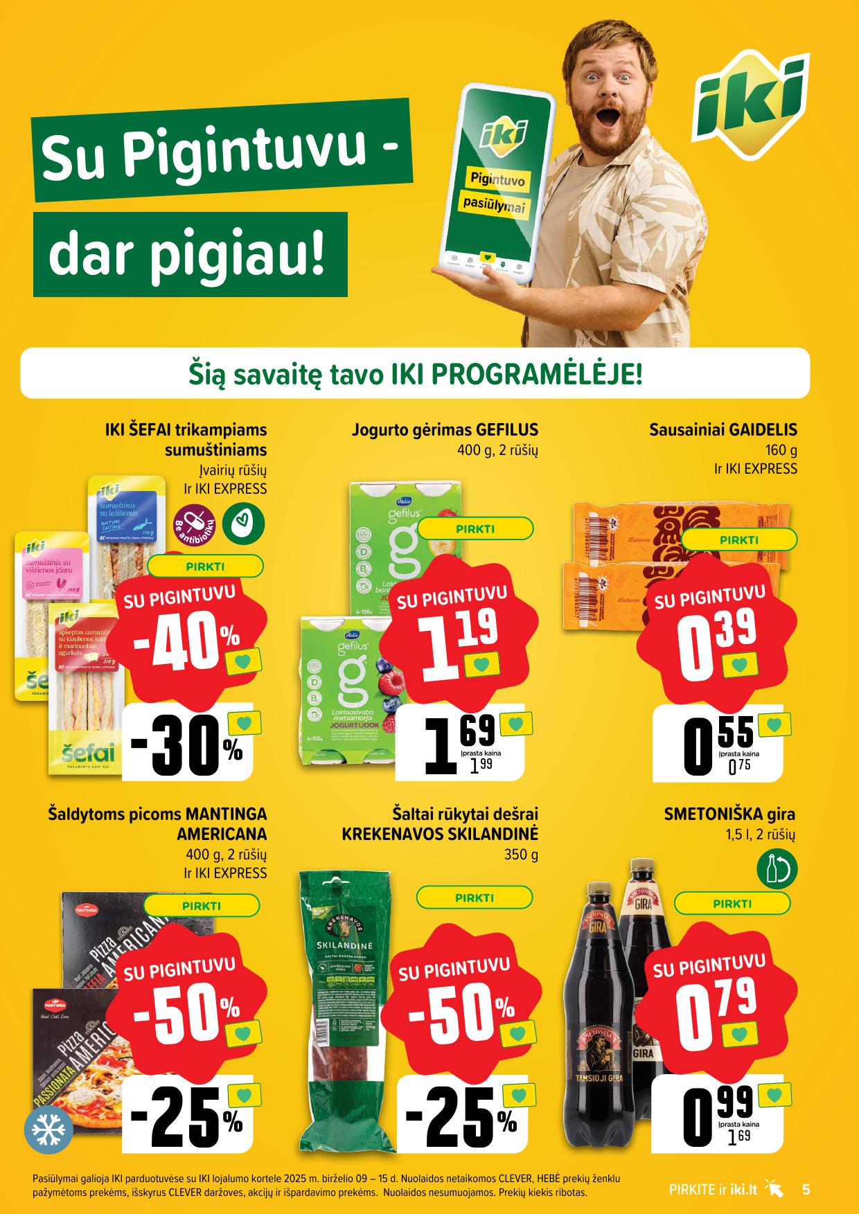IKI SAVAITĖLĖ akcijų ir nuolaidų leidinys Nr.24 2025.06.09 - 2025.06.15