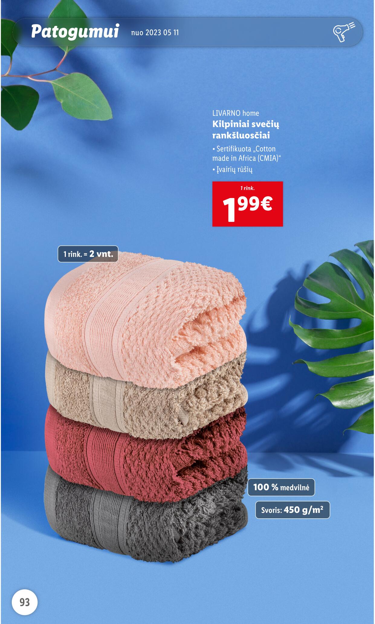 LIDL prekių katalogas "Grožio festivalis" galioja nuo 2023.05.01
