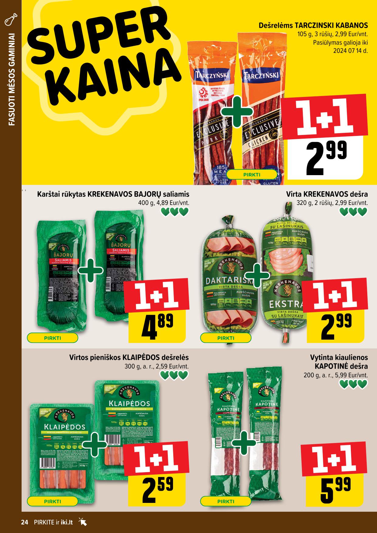 Naujausias IKI kaininis katalogas 2024.06.24 - 2024.06.30