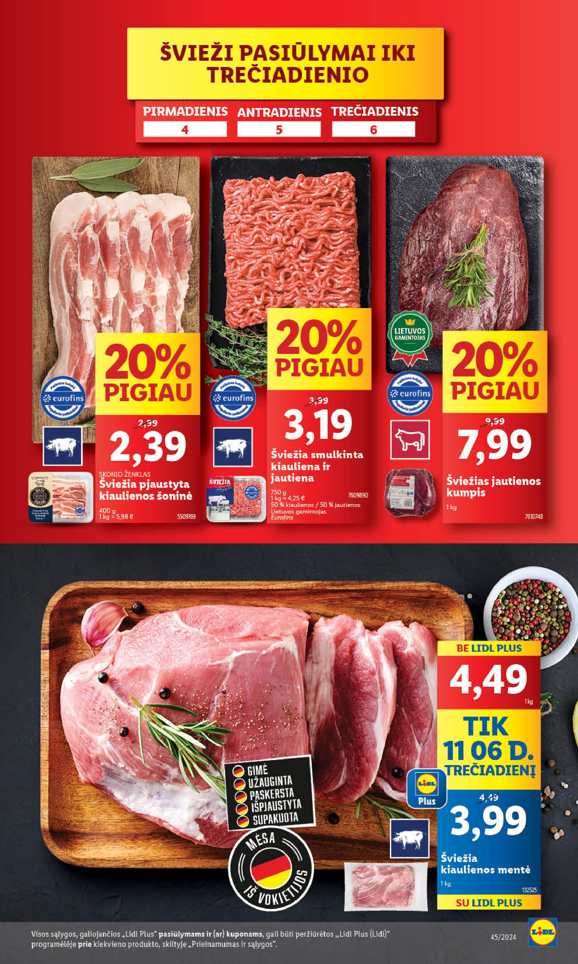 Naujausias LIDL kaininis katalogas 2024.11.04 - 2024.11.10