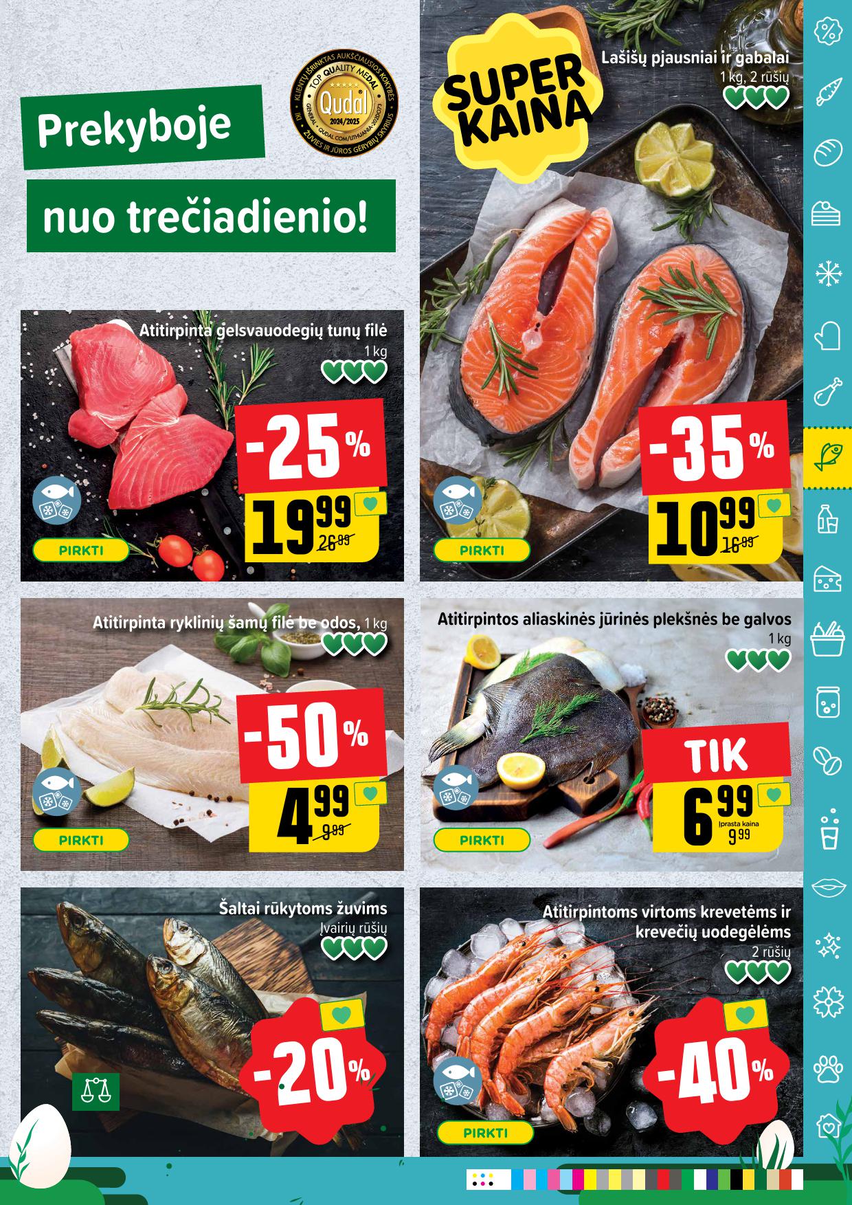 IKI SAVAITĖLĖ akcijų ir nuolaidų leidinys Nr.15 2025.04.07 - 2025.04.13