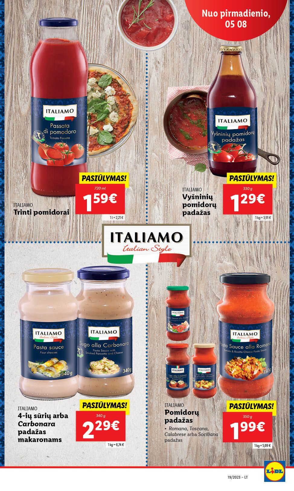 Naujausias LIDL kaininis katalogas 2023.05.08 - 2023.05.14