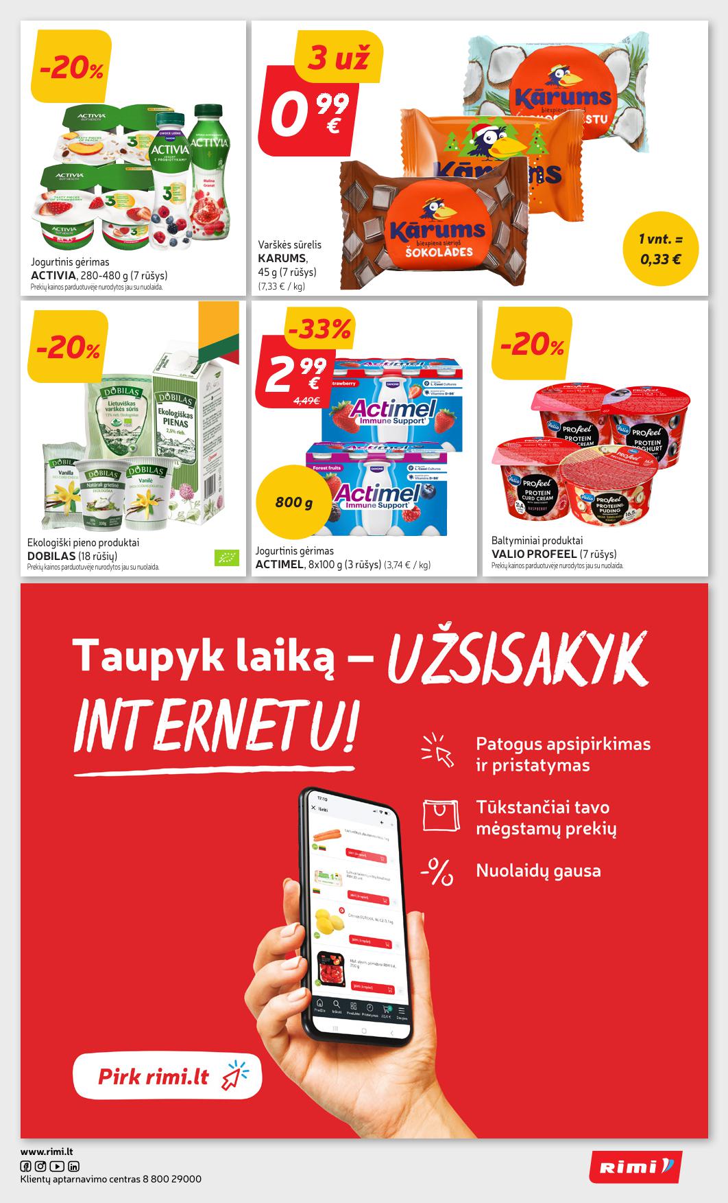 Naujausias RIMI kaininis katalogas 2025.01.14 - 2025.01.20