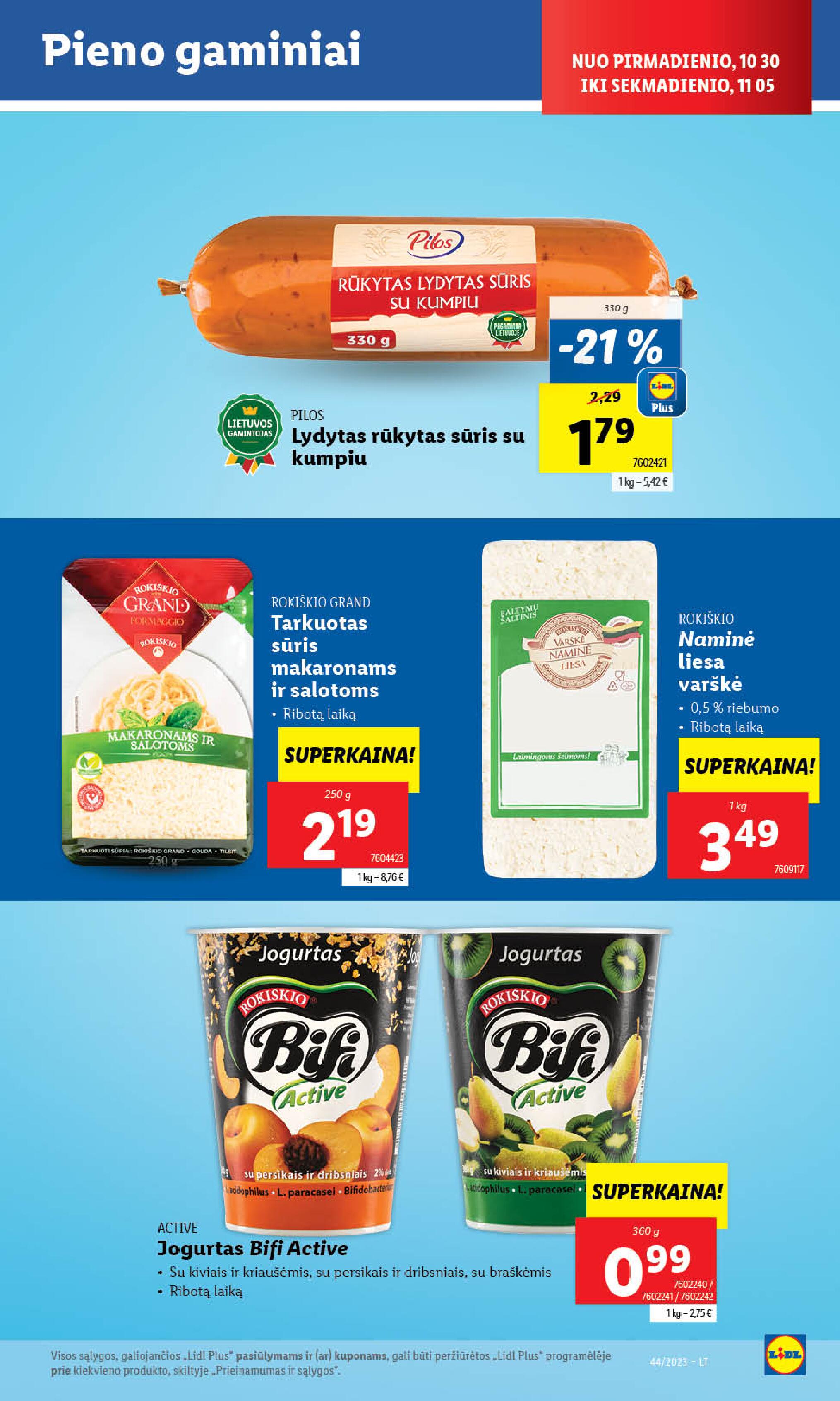 Naujausias LIDL kaininis katalogas 2023.10.30 - 2023.11.05