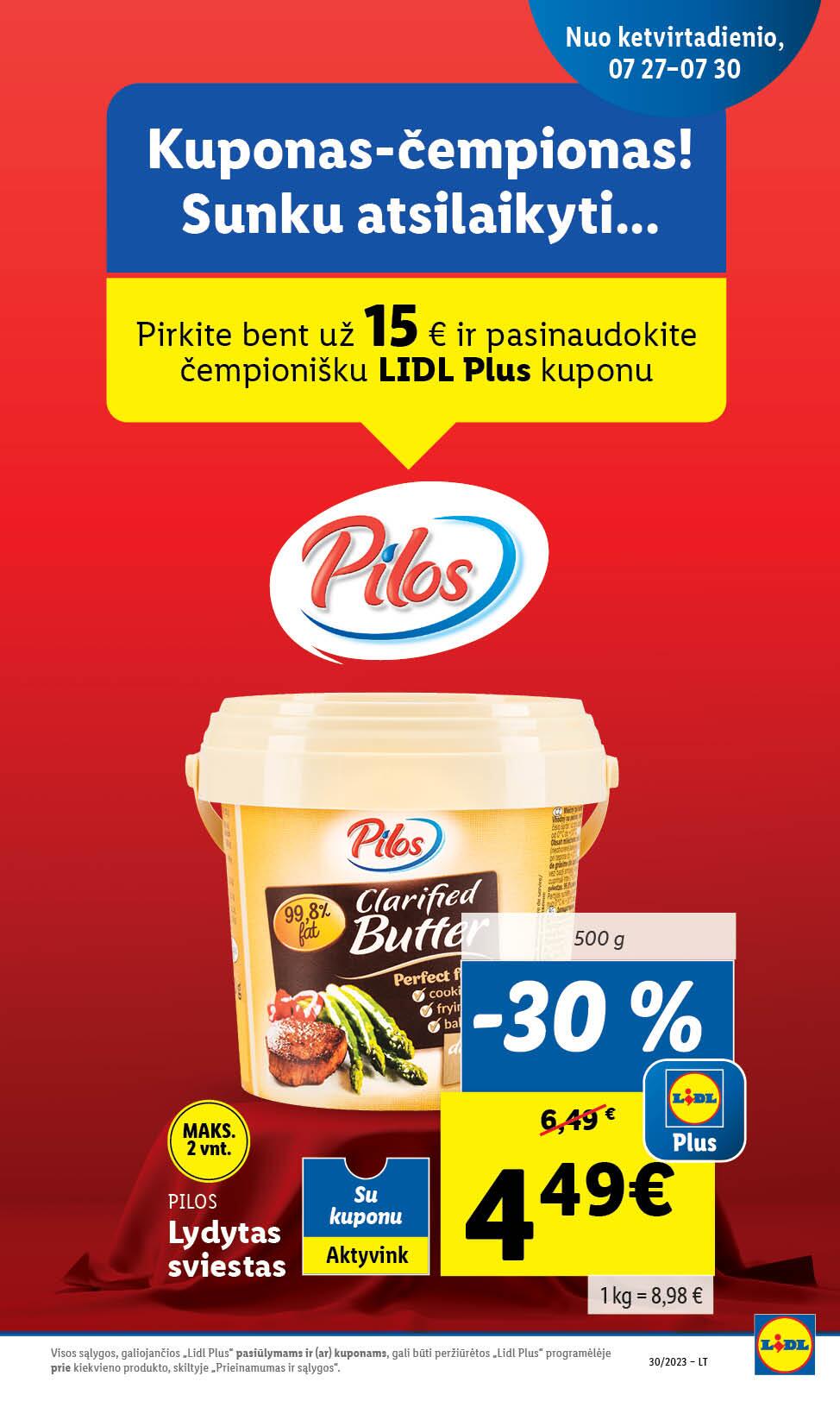 Naujausias LIDL kaininis katalogas 2023.07.24 - 2023.07.30