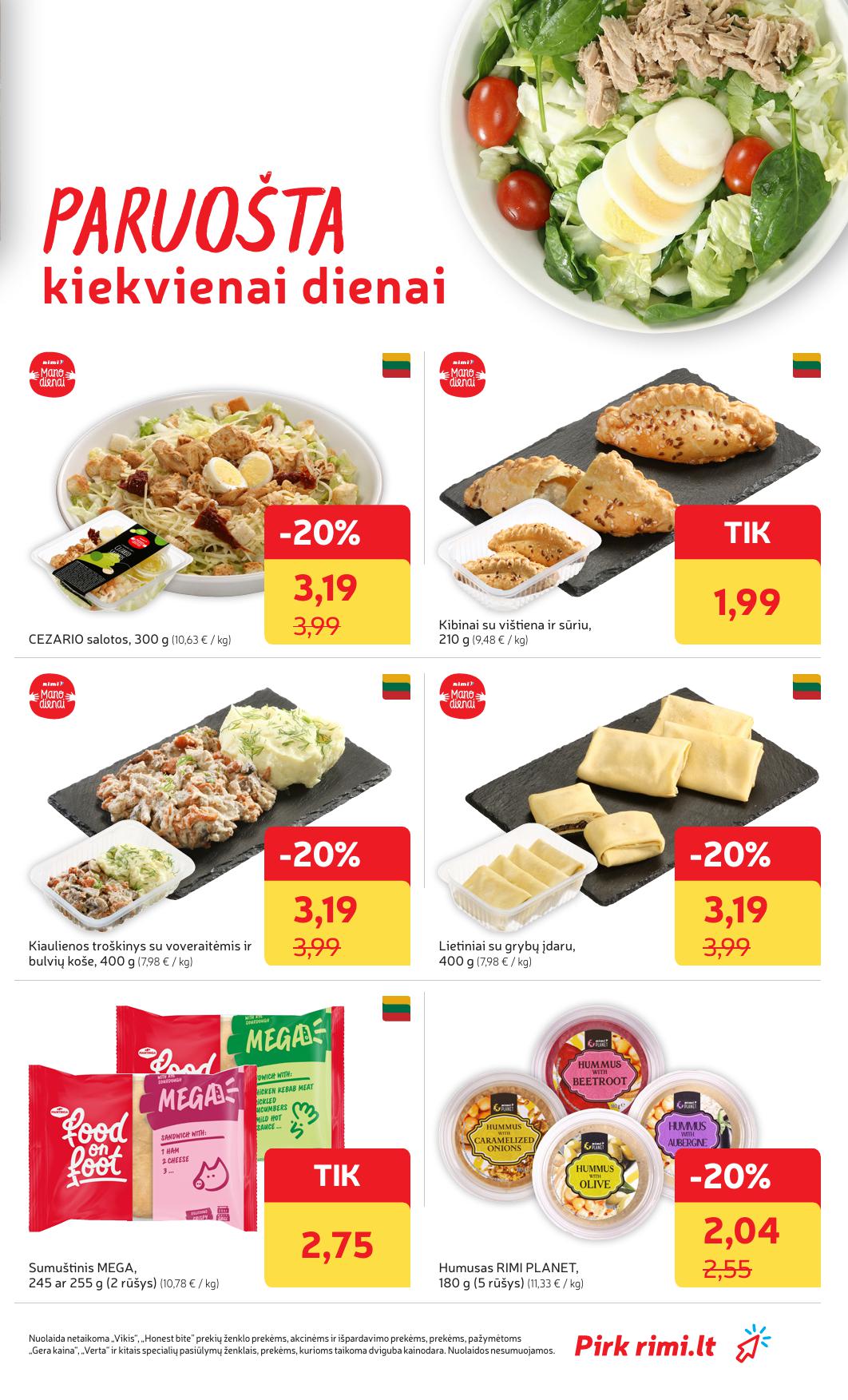 Naujausias RIMI kaininis katalogas 2026.02.24 - 2026.03.02