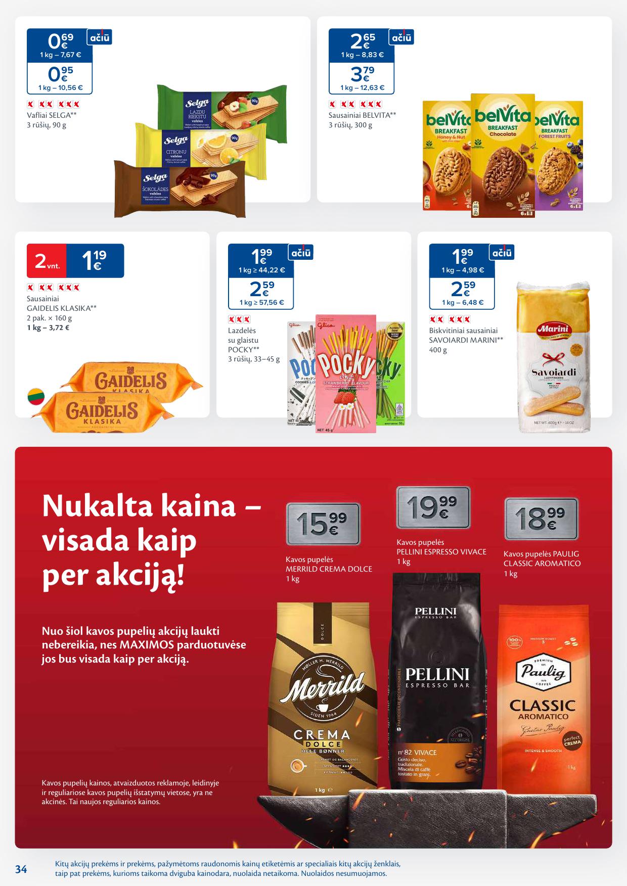Naujausias MAXIMA kaininis katalogas 2025.07.29 - 2025.08.04