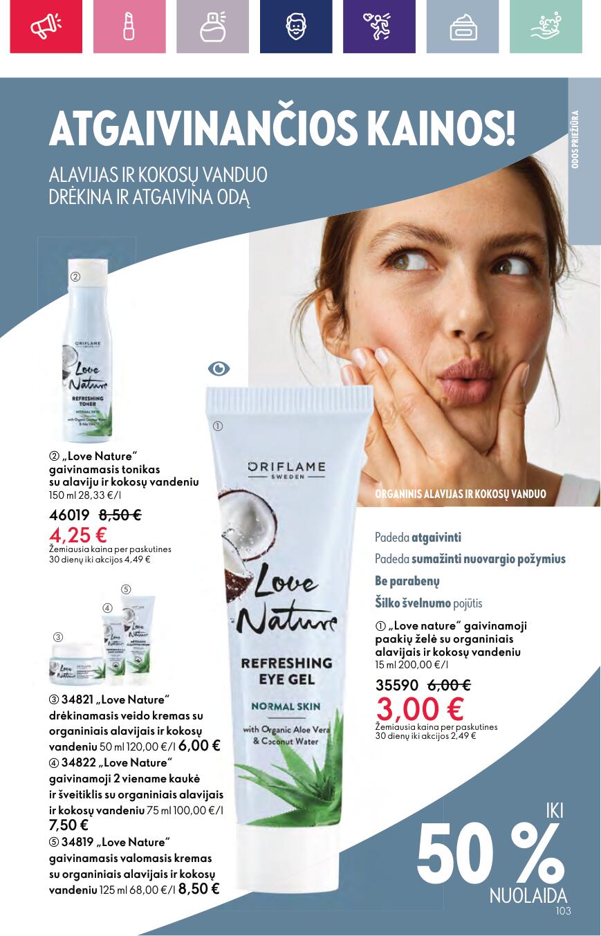 Naujas ORIFLAME katalogas galioja 2023.09.13 - 2023.10.03