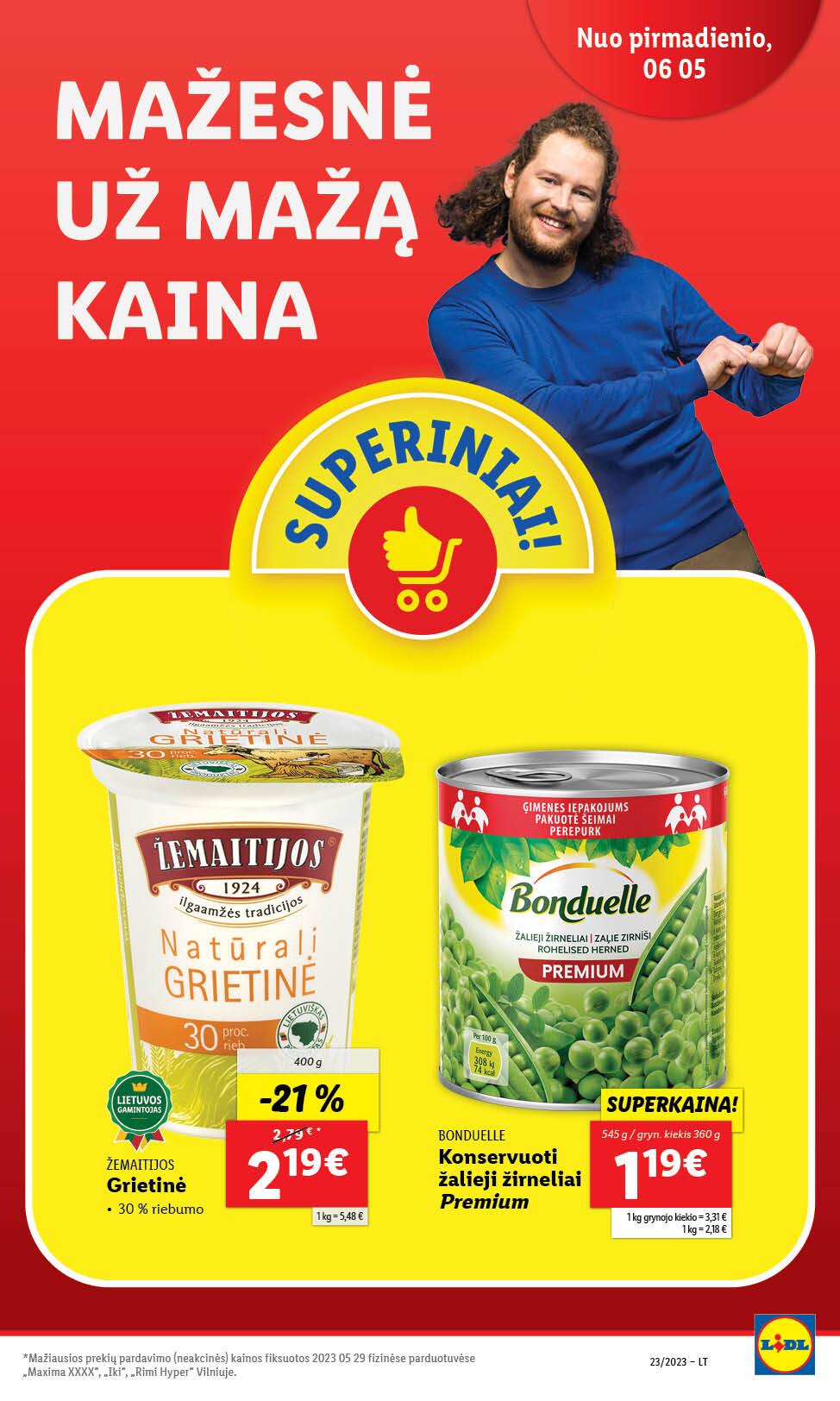 Naujausias LIDL kaininis katalogas 2023.06.05 - 2023.06.11