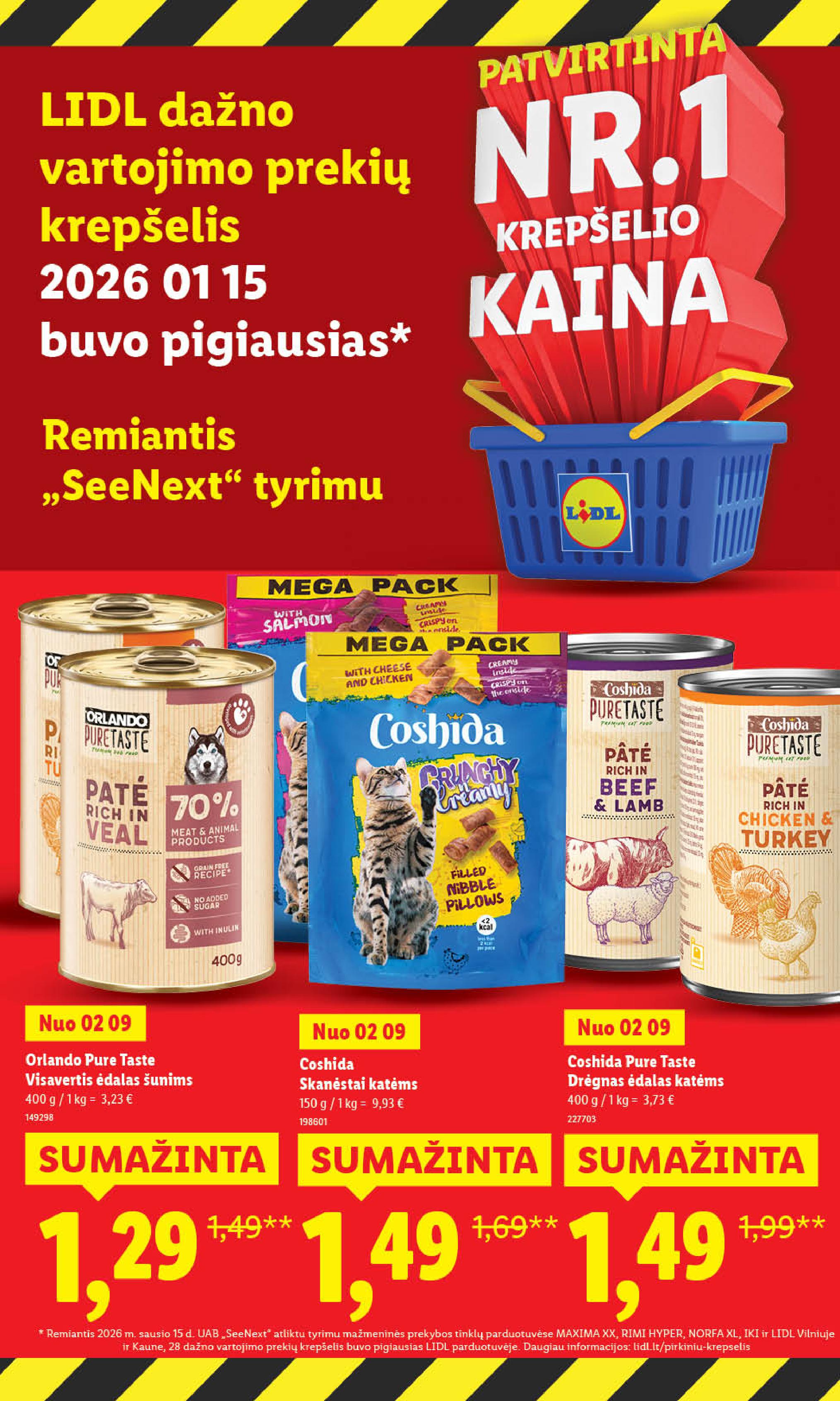 Naujausias LIDL kaininis katalogas 2026.02.09 - 2026.02.15