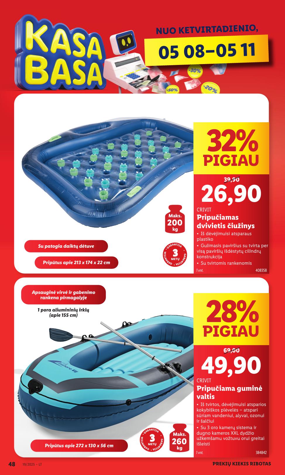 LIDL ne maisto prekių leidinys 2025.05.05 - 2025.05.11