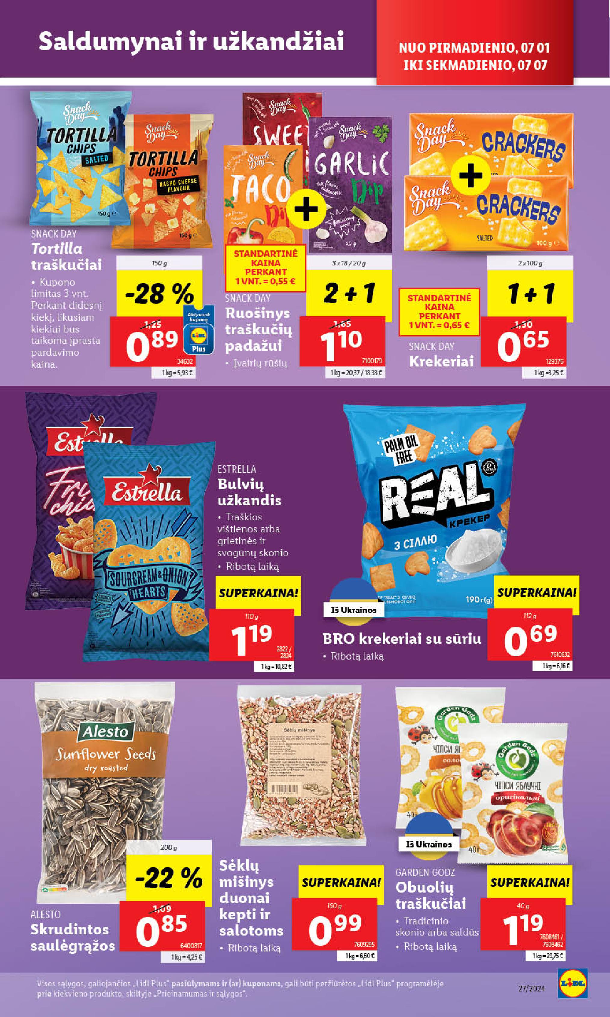 Naujausias LIDL kaininis katalogas 2024.07.01 - 2024.07.07
