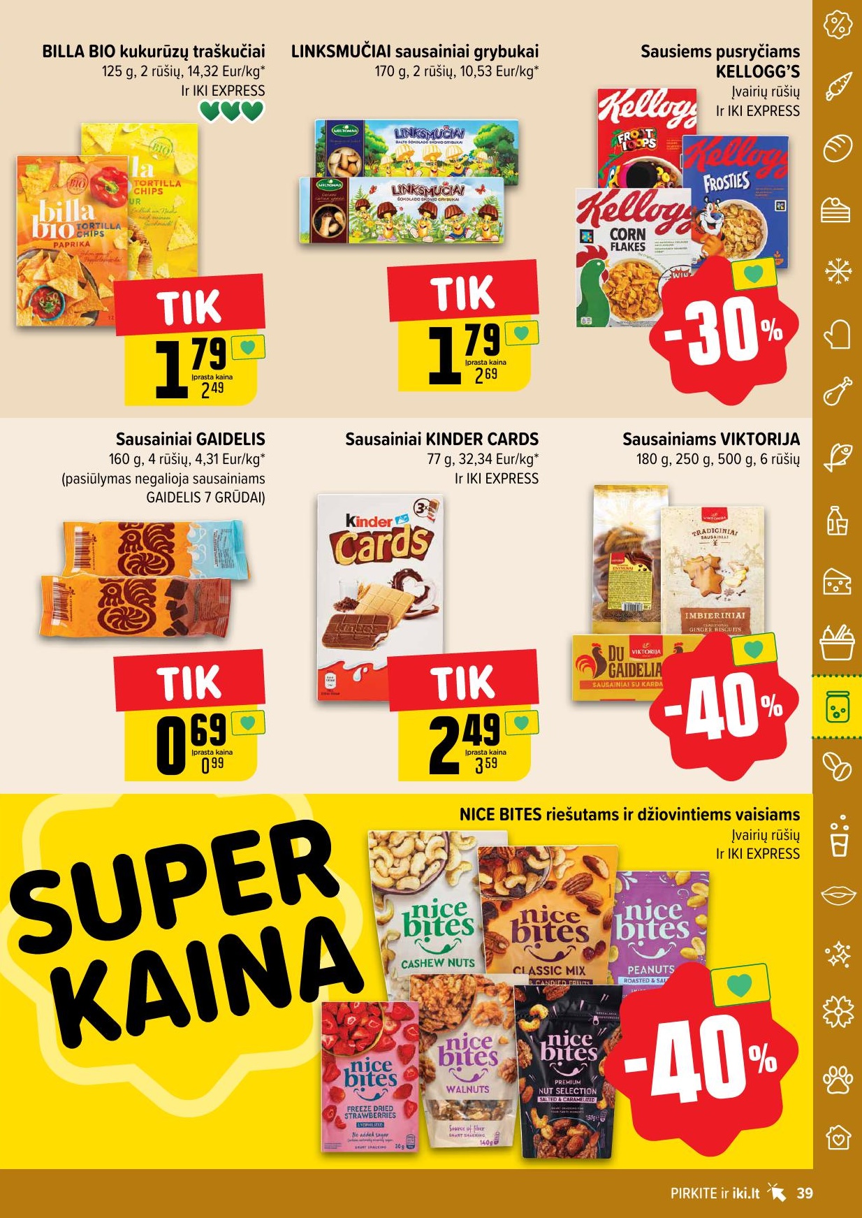 Naujausias IKI kaininis katalogas 2025.08.11 - 2025.08.17