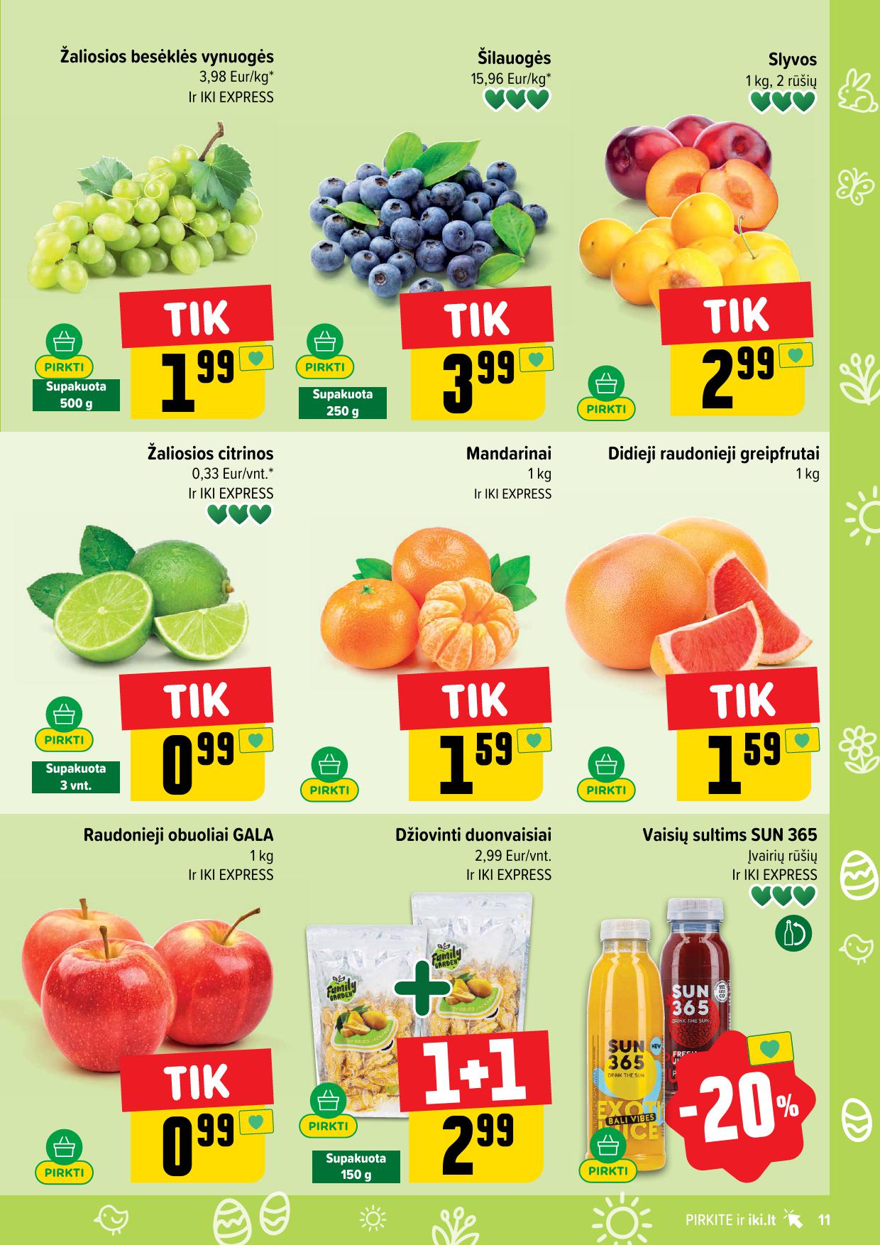 Naujausias IKI kaininis katalogas 2026.03.16 - 2026.03.22