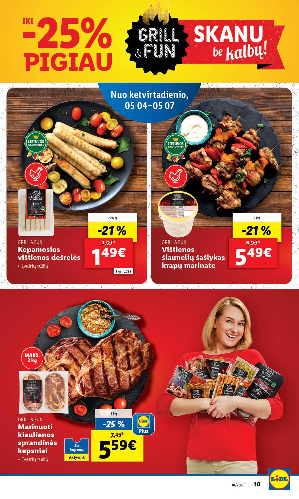 Naujausias LIDL kaininis katalogas 2023.05.01 - 2023.05.07
