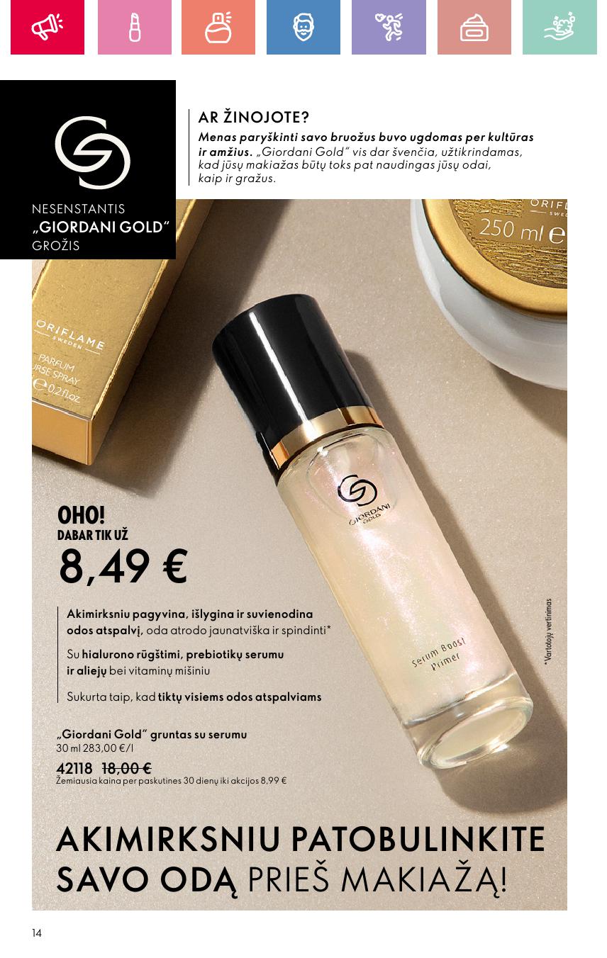 Naujas ORIFLAME katalogas galioja 2025.04.30 - 2025.05.10