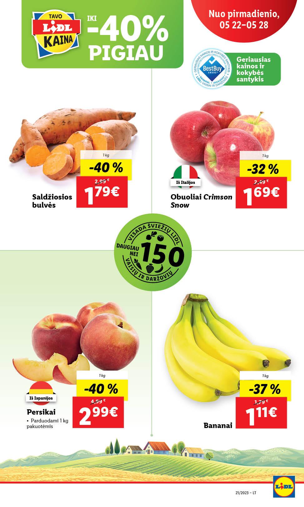 Naujausias LIDL kaininis katalogas 2023.05.22 - 2023.05.28